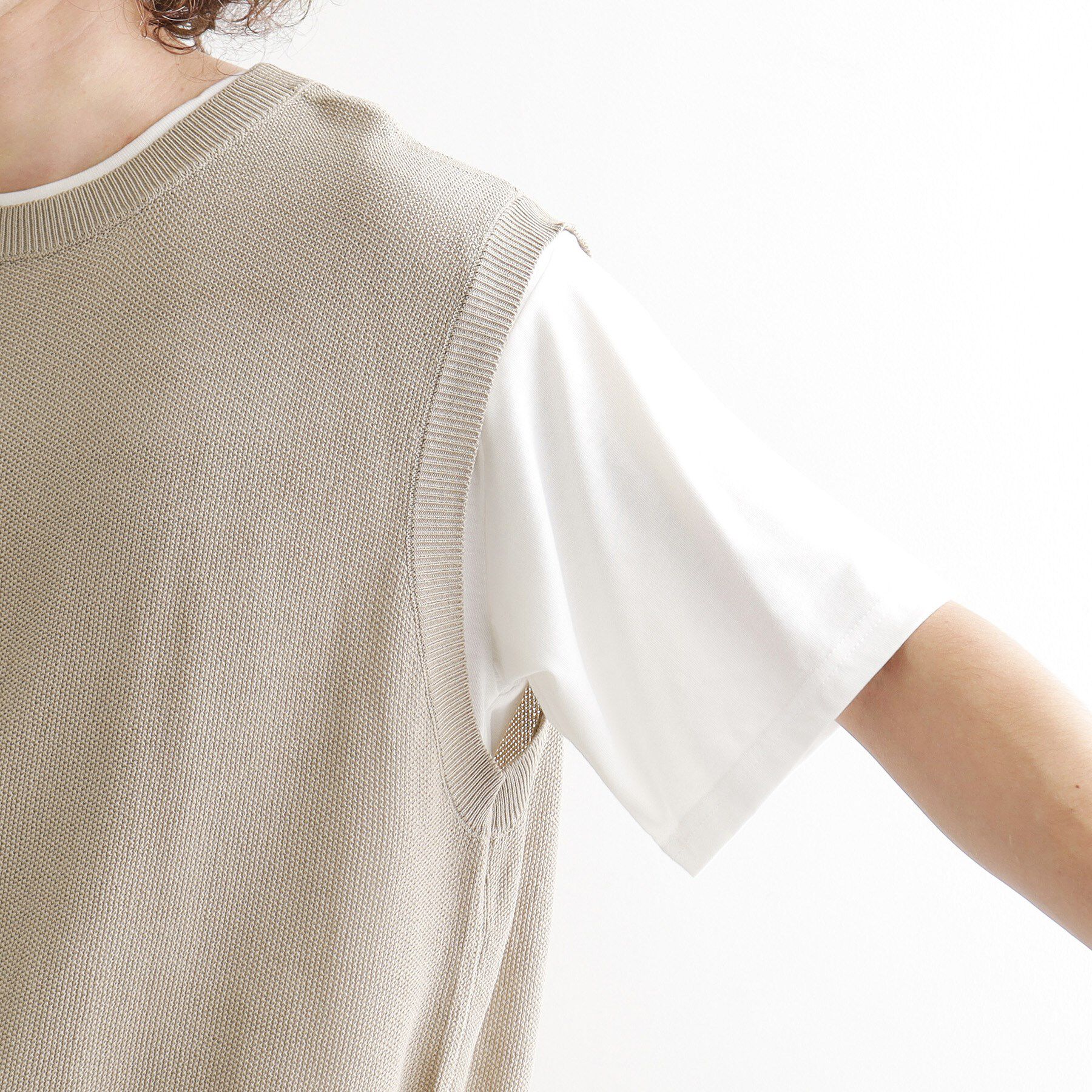 tk.TAKEO KIKUCHI「【セットアイテム】ニットベストアンサンブル」|ニット・セーター|