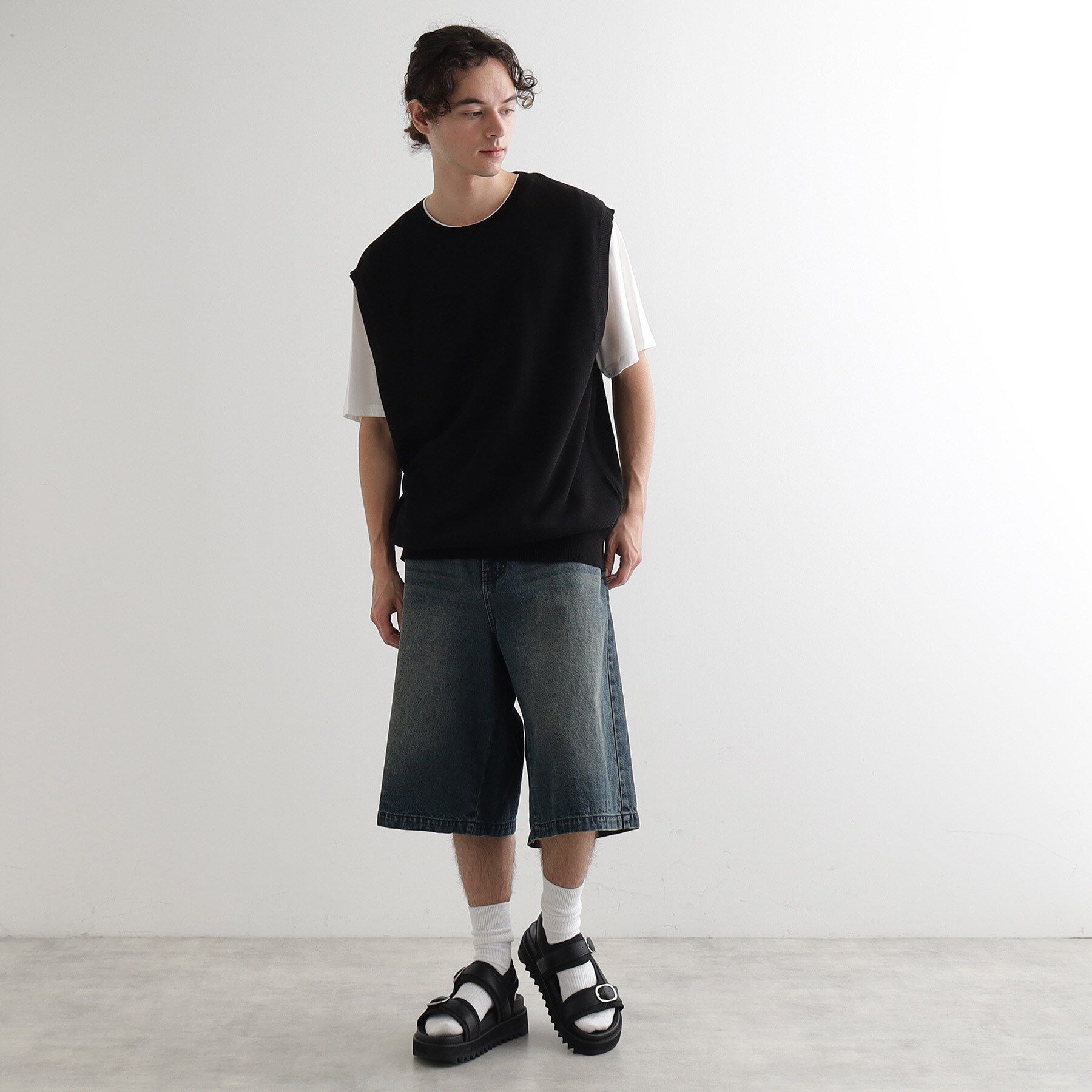 tk.TAKEO KIKUCHI「【セットアイテム】ニットベストアンサンブル」|ニット・セーター|