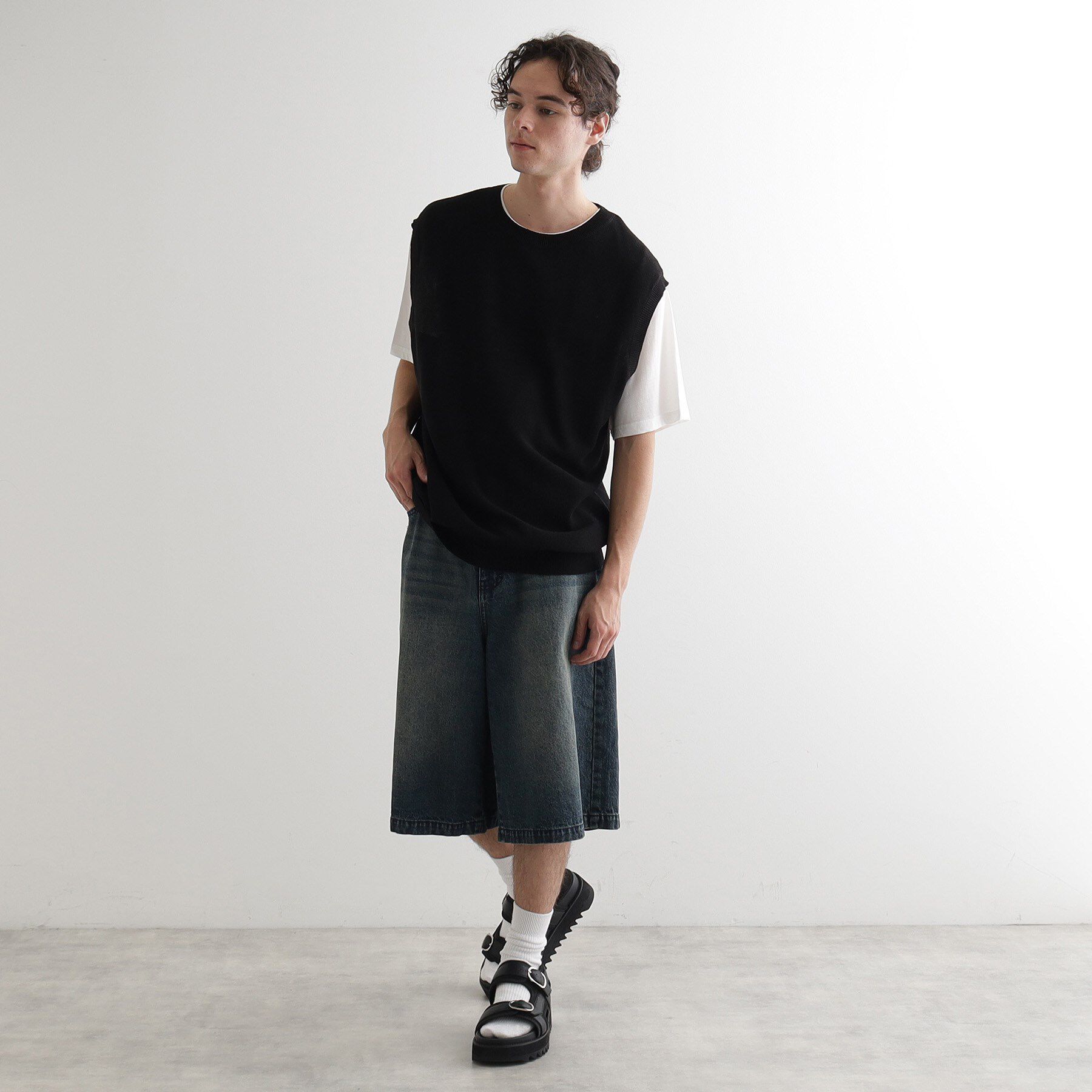 tk.TAKEO KIKUCHI「【セットアイテム】ニットベストアンサンブル」|ニット・セーター|