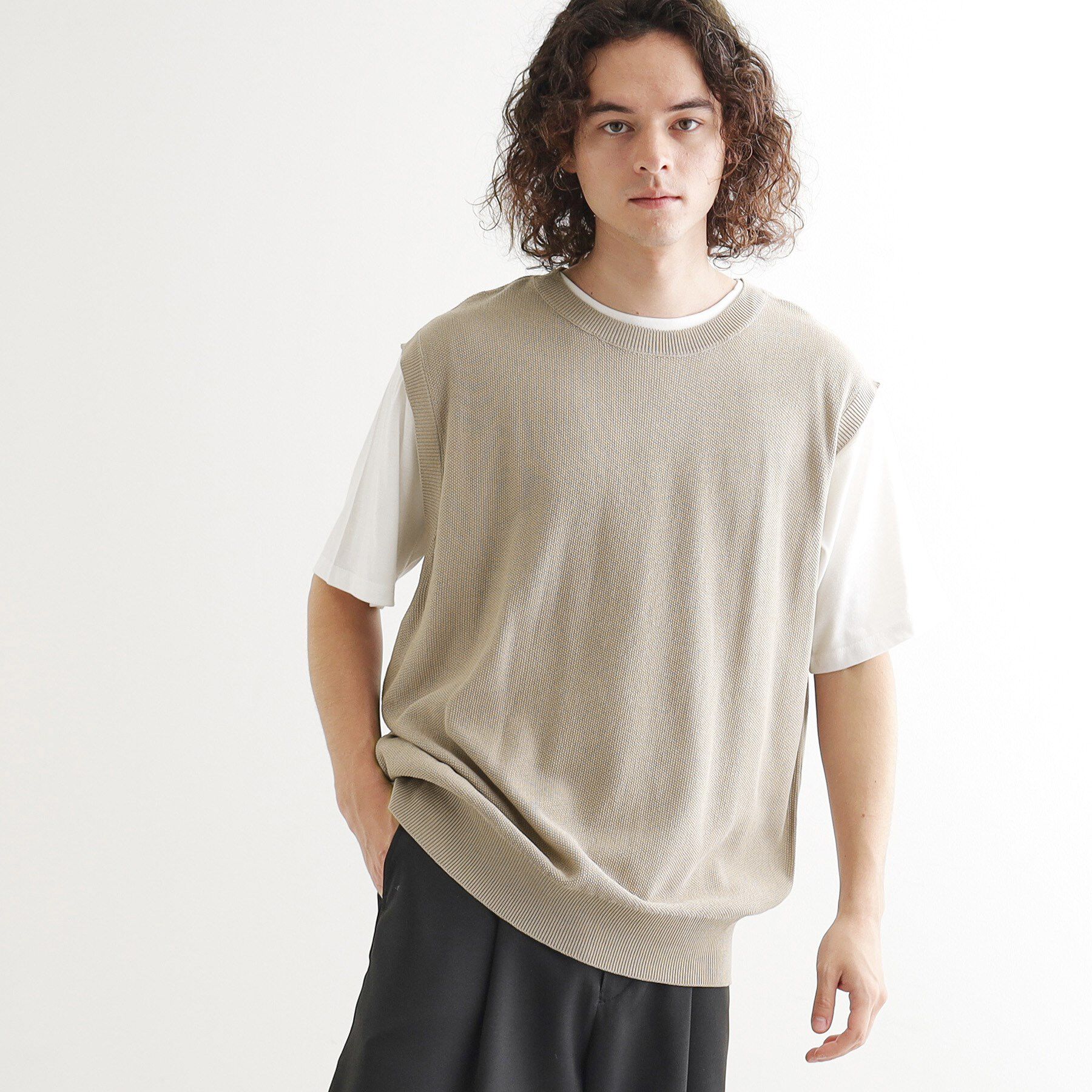 tk.TAKEO KIKUCHI「【セットアイテム】ニットベストアンサンブル」|ニット・セーター|