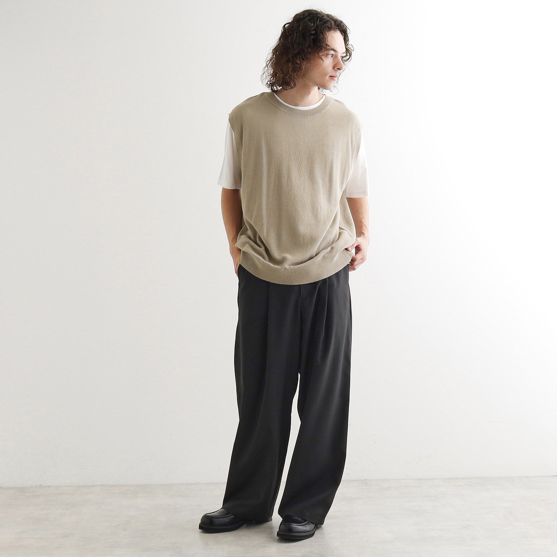 tk.TAKEO KIKUCHI「【セットアイテム】ニットベストアンサンブル」|ニット・セーター|