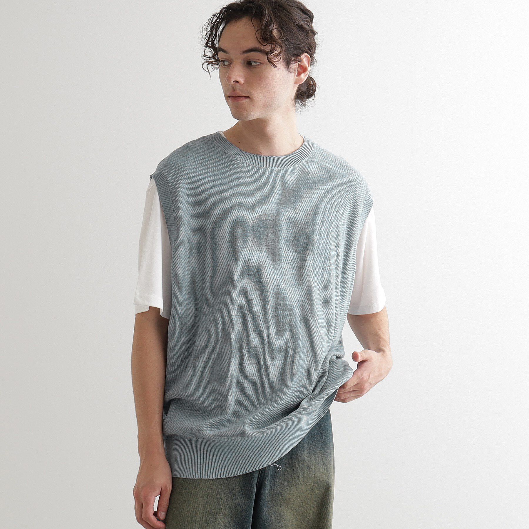 tk.TAKEO KIKUCHI「【セットアイテム】ニットベストアンサンブル」|ニット・セーター|