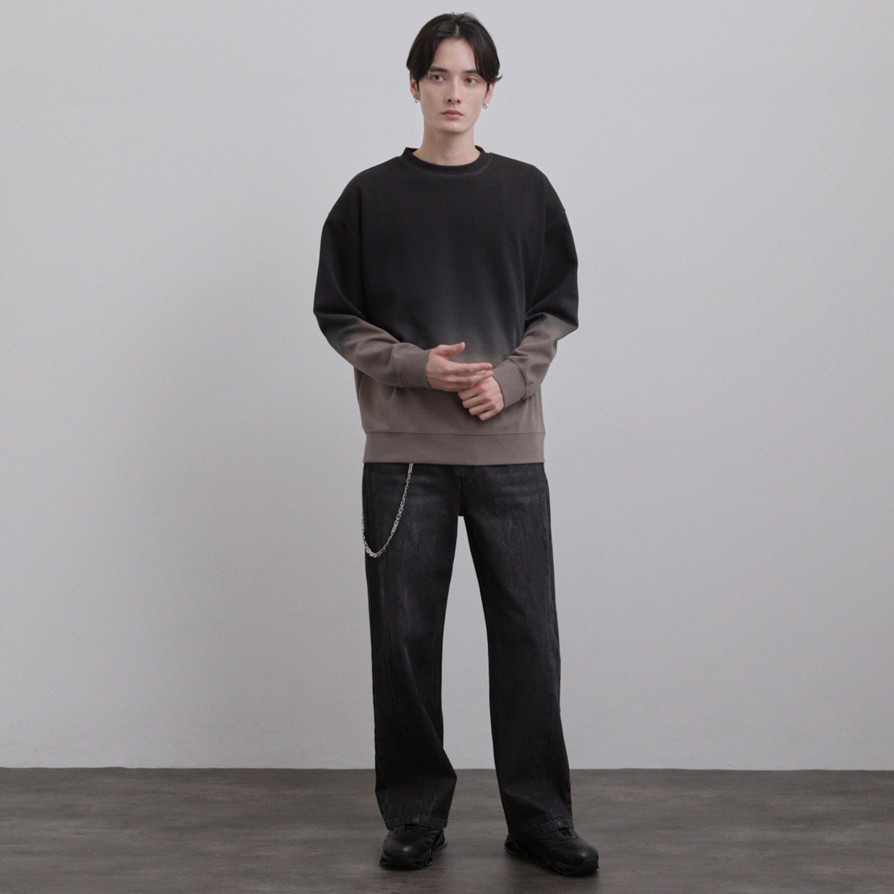 tk.TAKEO KIKUCHI「グラデーションスウェット」|パーカー|