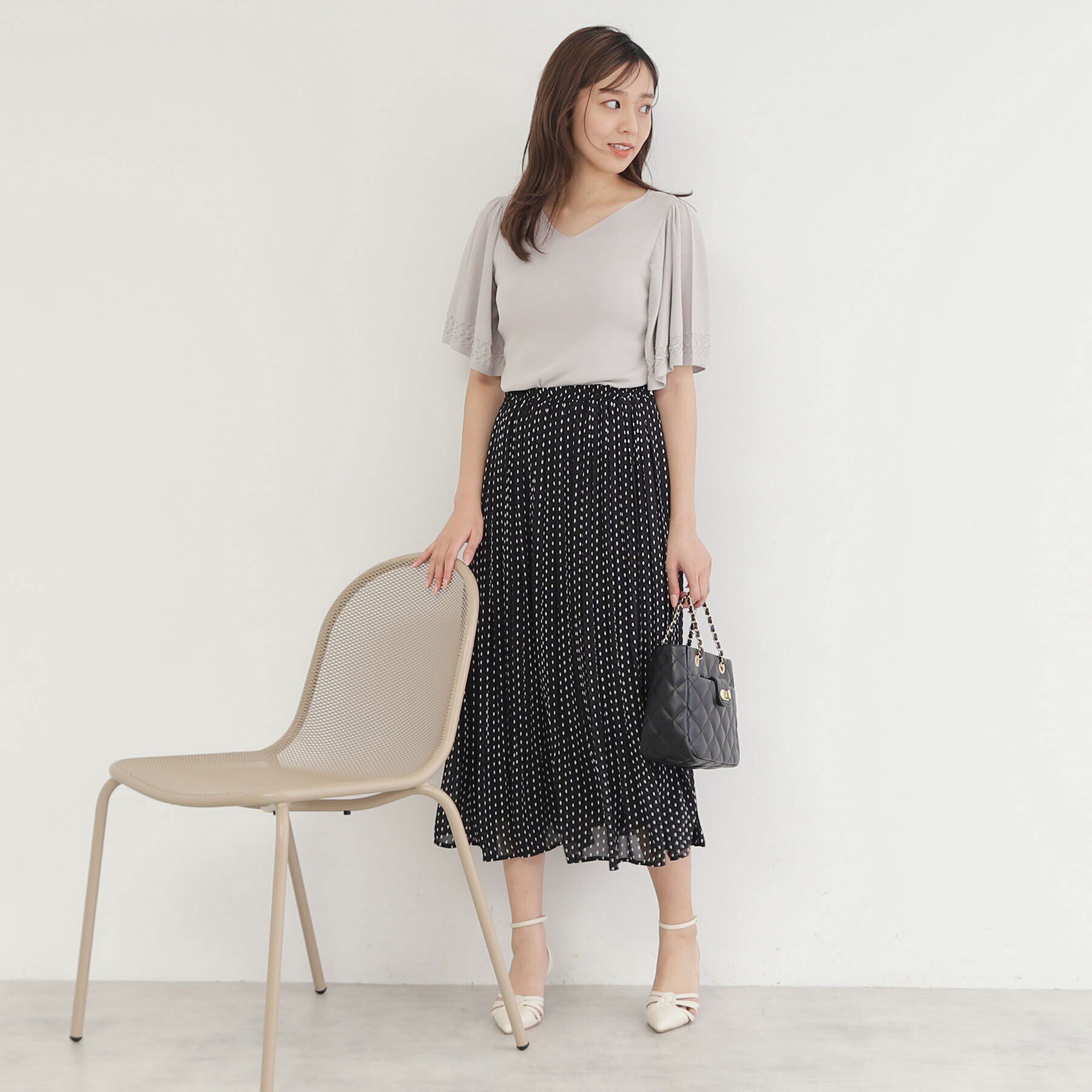 index「《新色追加》着丈が選べる！プリーツフレアスカート【イージーケア／防シワ／洗濯機洗い可】」|スカート|