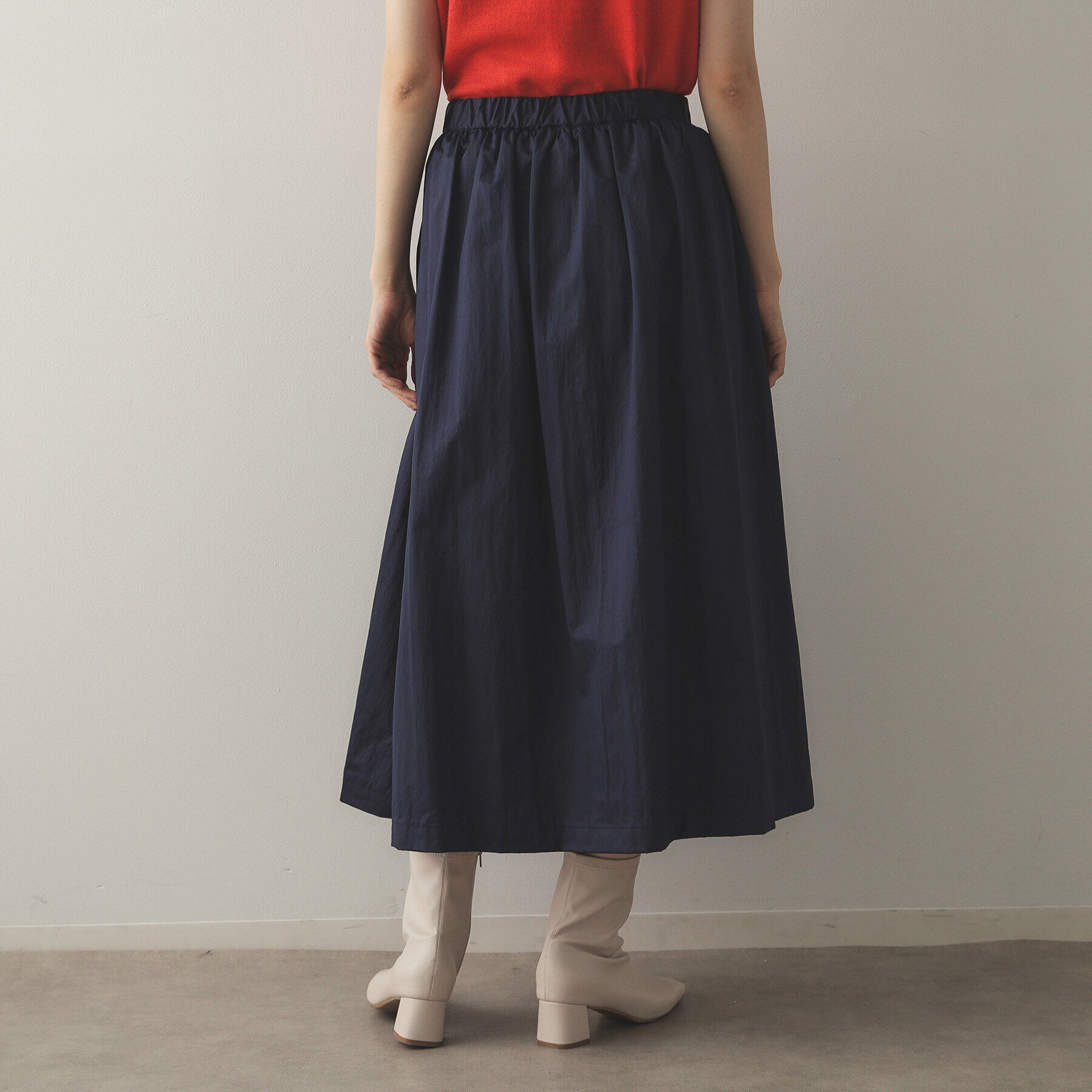 OPAQUE.CLIP「ミリタリーデザインフレアスカート【洗濯機洗い可】」|スカート|