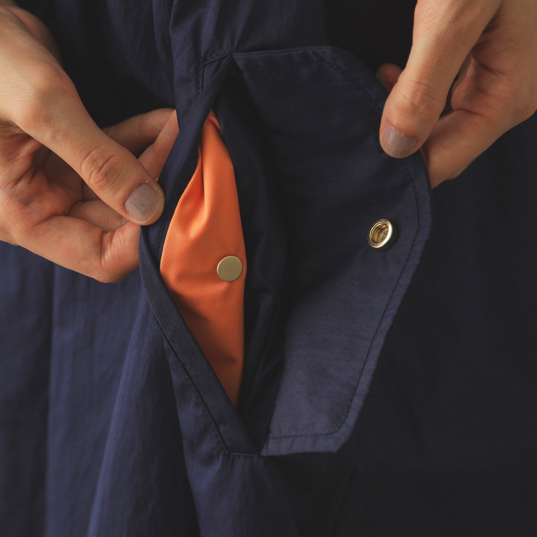 OPAQUE.CLIP「ミリタリーデザインフレアスカート【洗濯機洗い可】」|スカート|