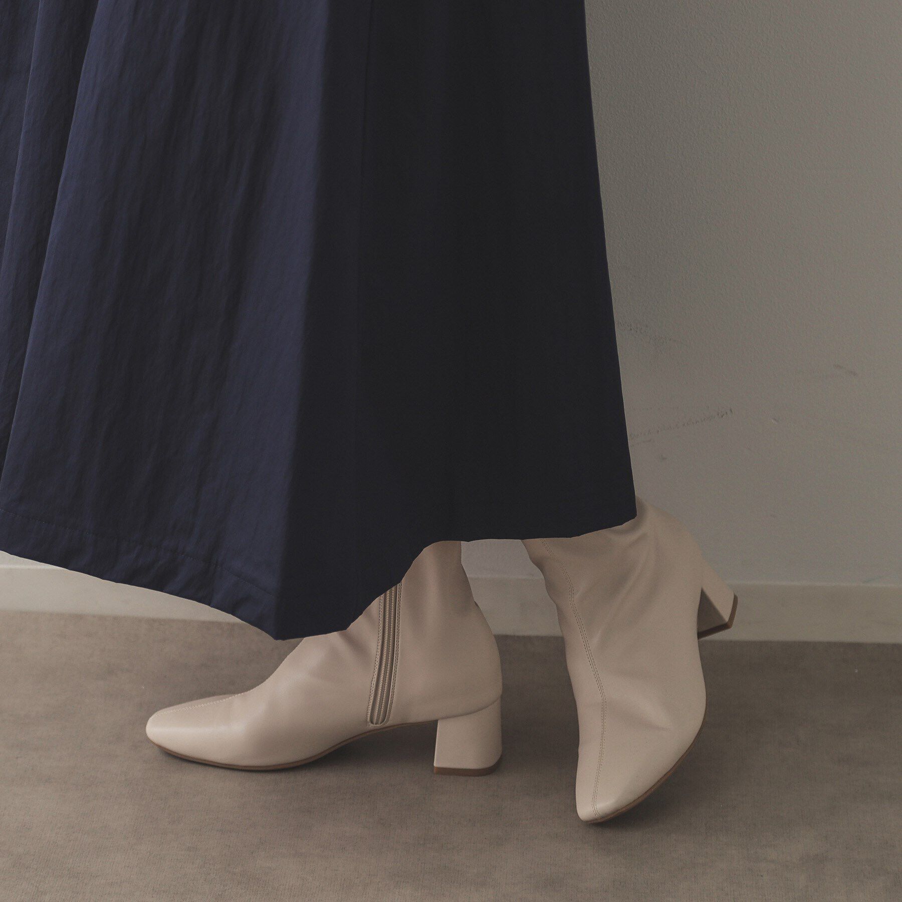 OPAQUE.CLIP「ミリタリーデザインフレアスカート【洗濯機洗い可】」|スカート|