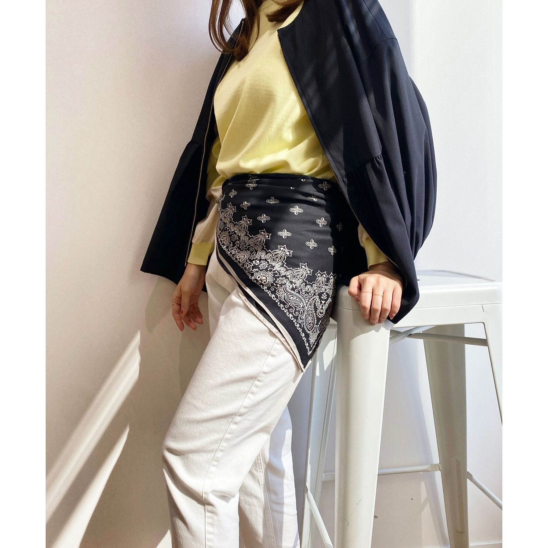 OPAQUE.CLIP「柄アソートスクエア大判スカーフ」|バンダナ・スカーフ|