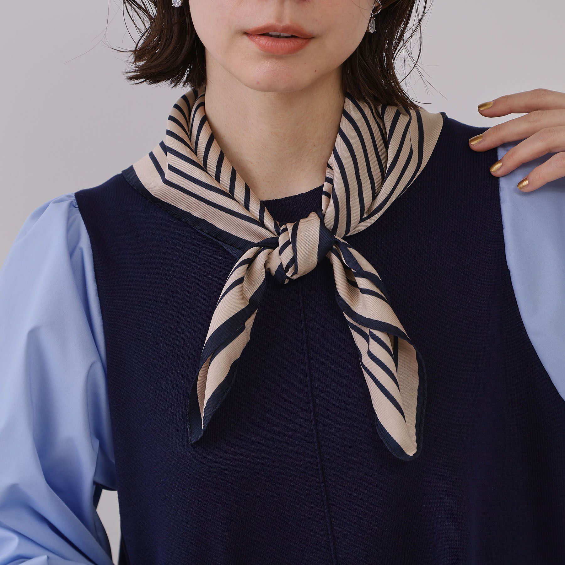 OPAQUE.CLIP「柄アソートスクエア大判スカーフ」|バンダナ・スカーフ|