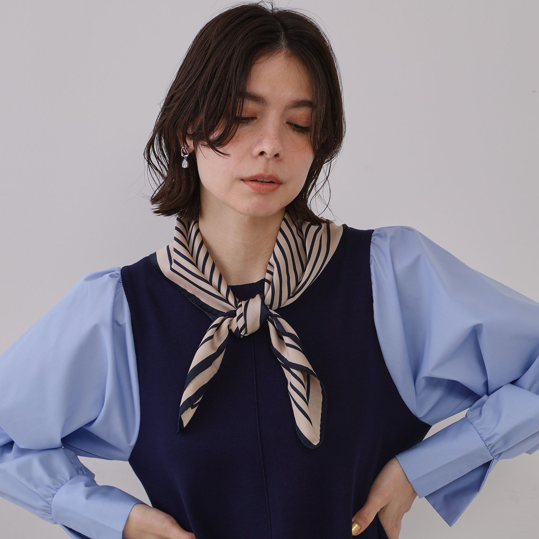 OPAQUE.CLIP「柄アソートスクエア大判スカーフ」|バンダナ・スカーフ|