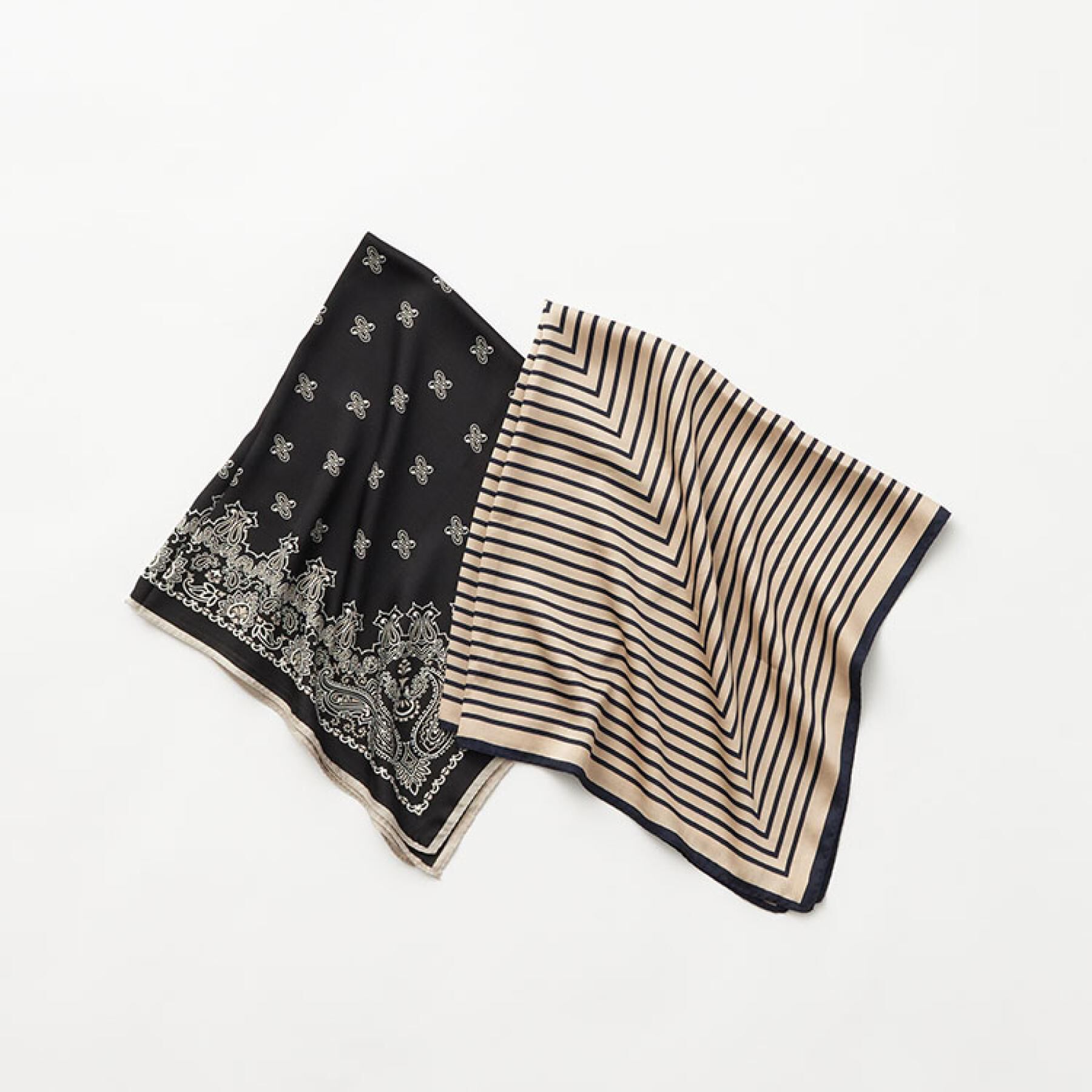 OPAQUE.CLIP「柄アソートスクエア大判スカーフ」|バンダナ・スカーフ|