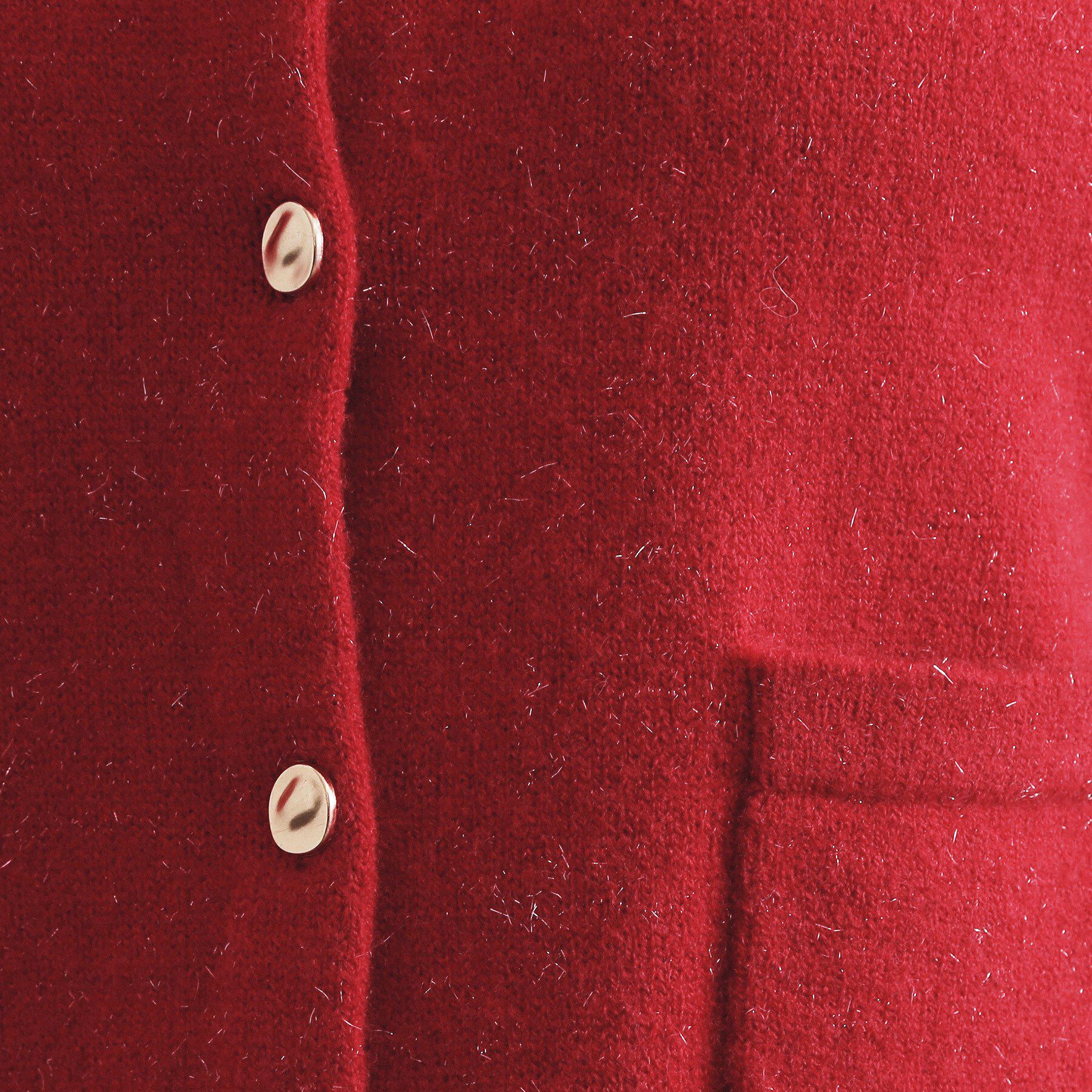 OPAQUE.CLIP「金ボタンラメニットカーディガン【洗濯機OK】」|カーディガン|