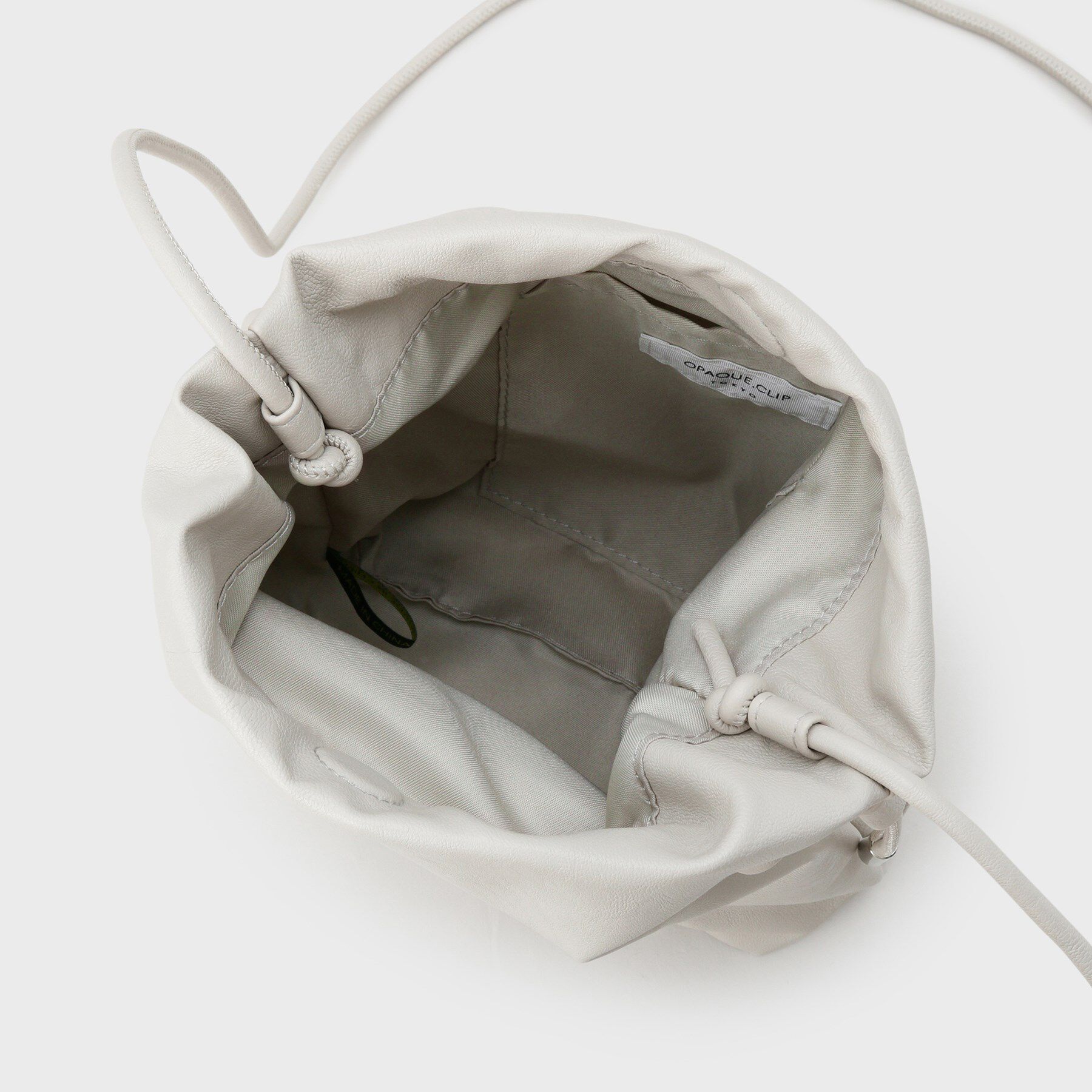 OPAQUE.CLIP「素材アソートサイドドロストミニショルダーバッグ【長さ調整可能】」|ショルダー・メッセンジャー|