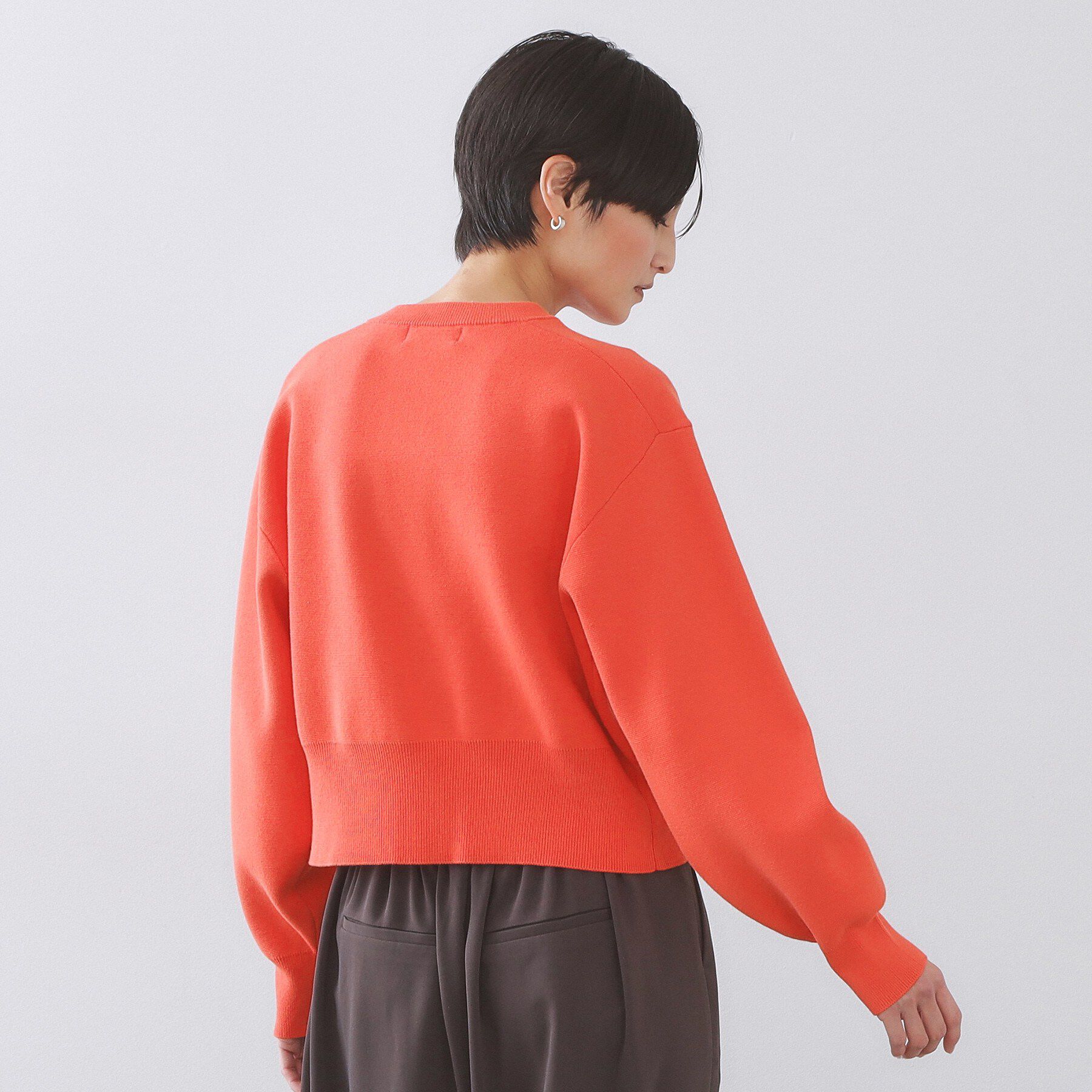 OPAQUE.CLIP「フラップポケット金ボタンニットカーディガン【洗濯機OK】」|カーディガン|