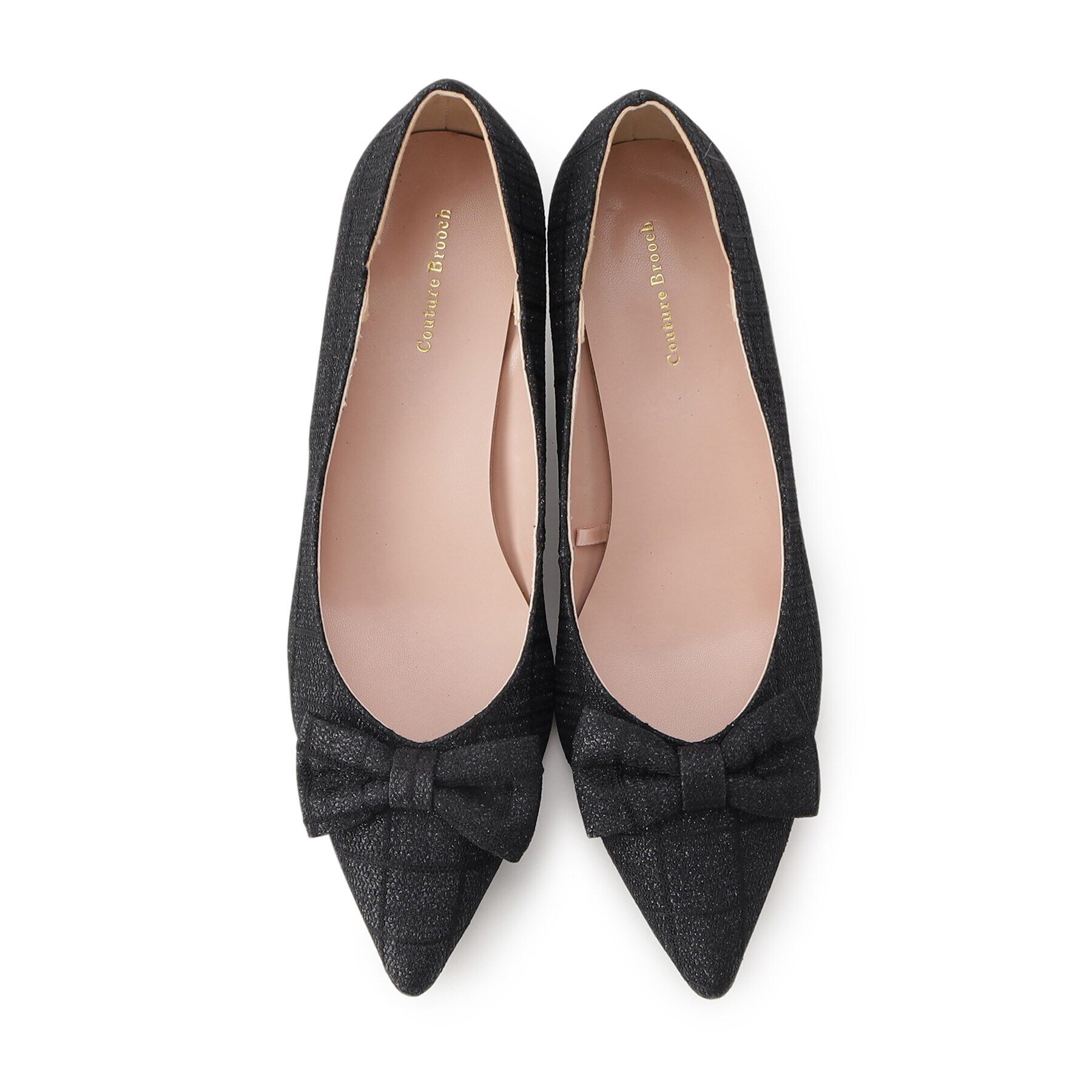 Couture broach「サイドカットリボンパンプス」|パンプス|