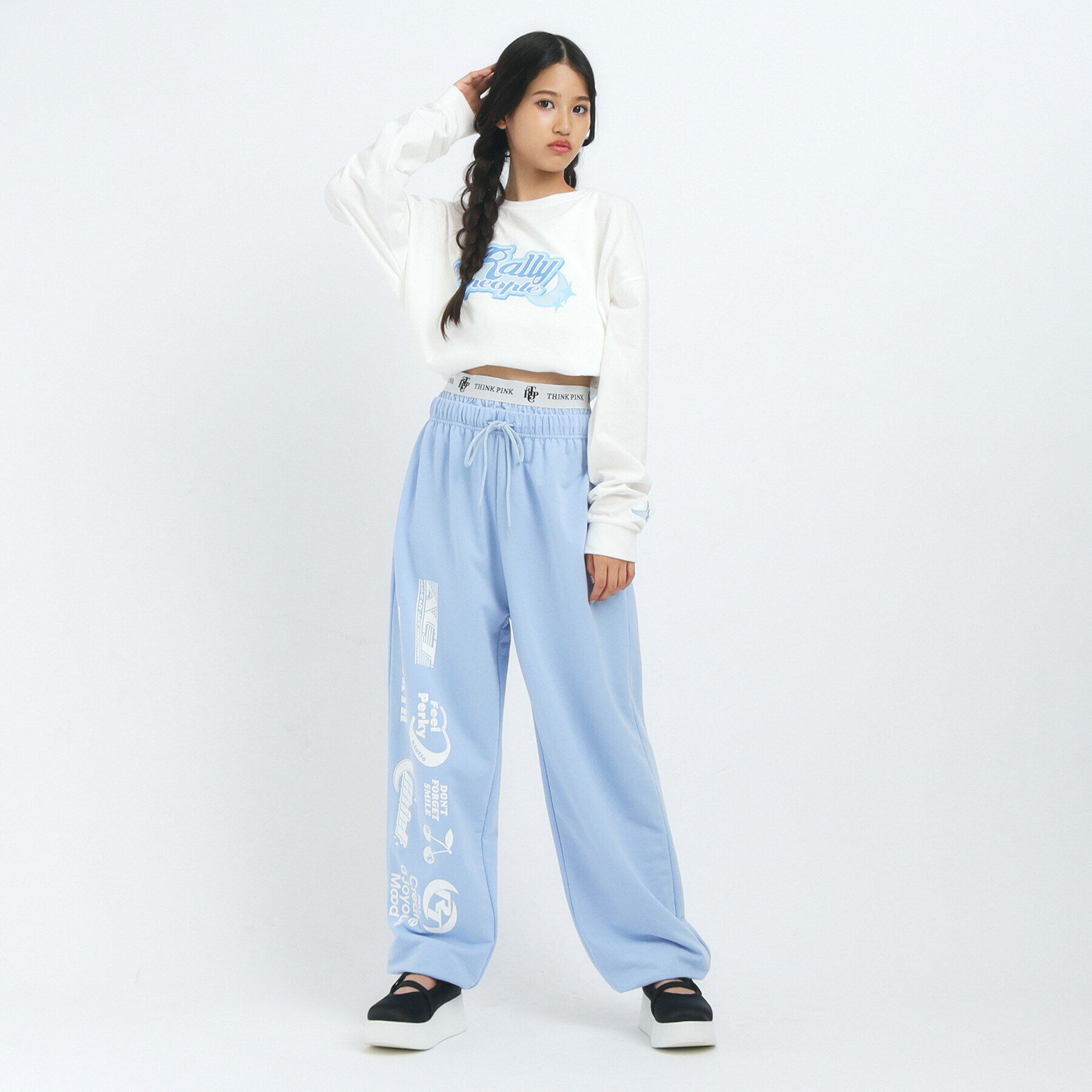 PINK-latte「【るーつくコラボ】BIGシルエットTシャツ」|Tシャツ・カットソー|