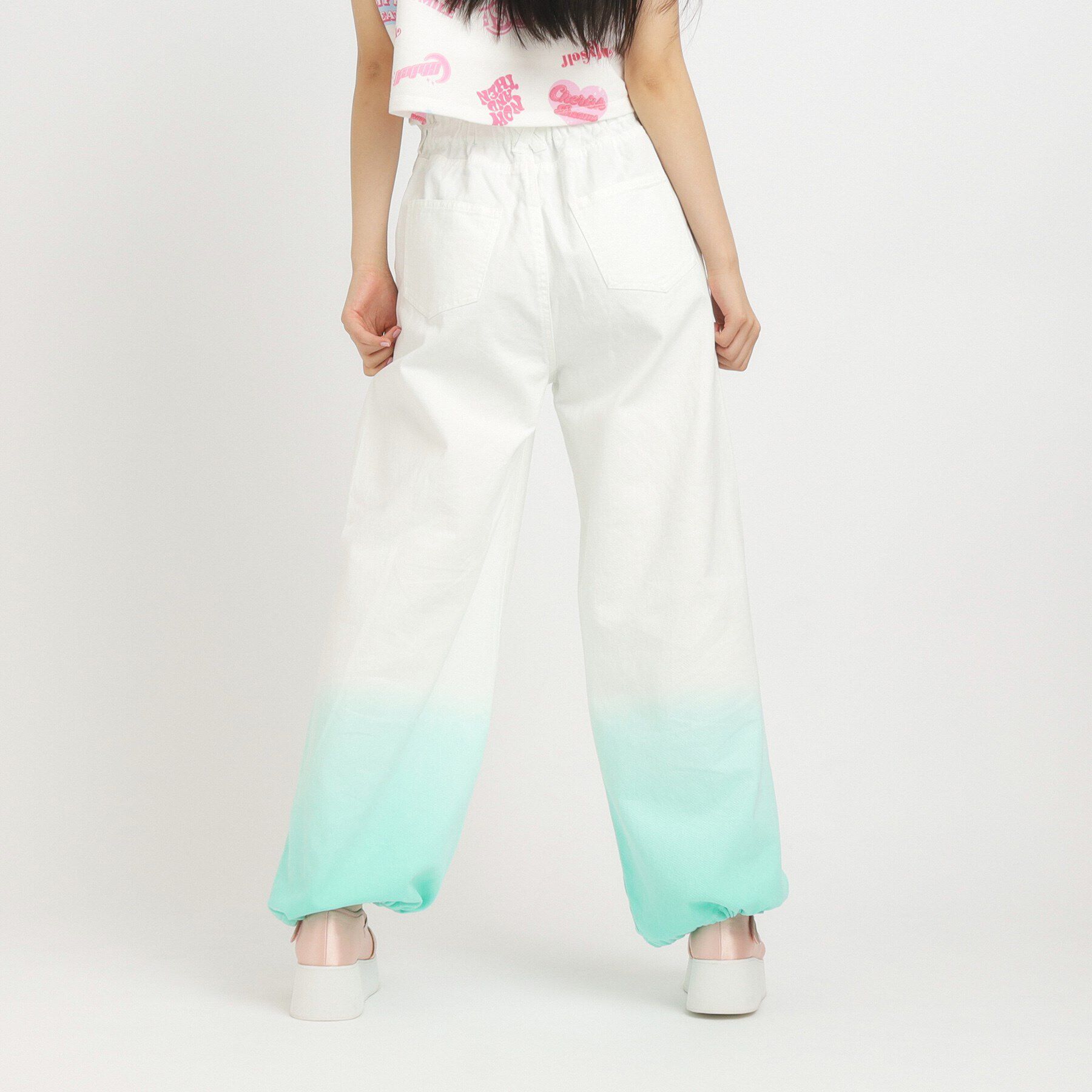 PINK-latte「【るーつくコラボ】グラデーションパンツ」|その他|