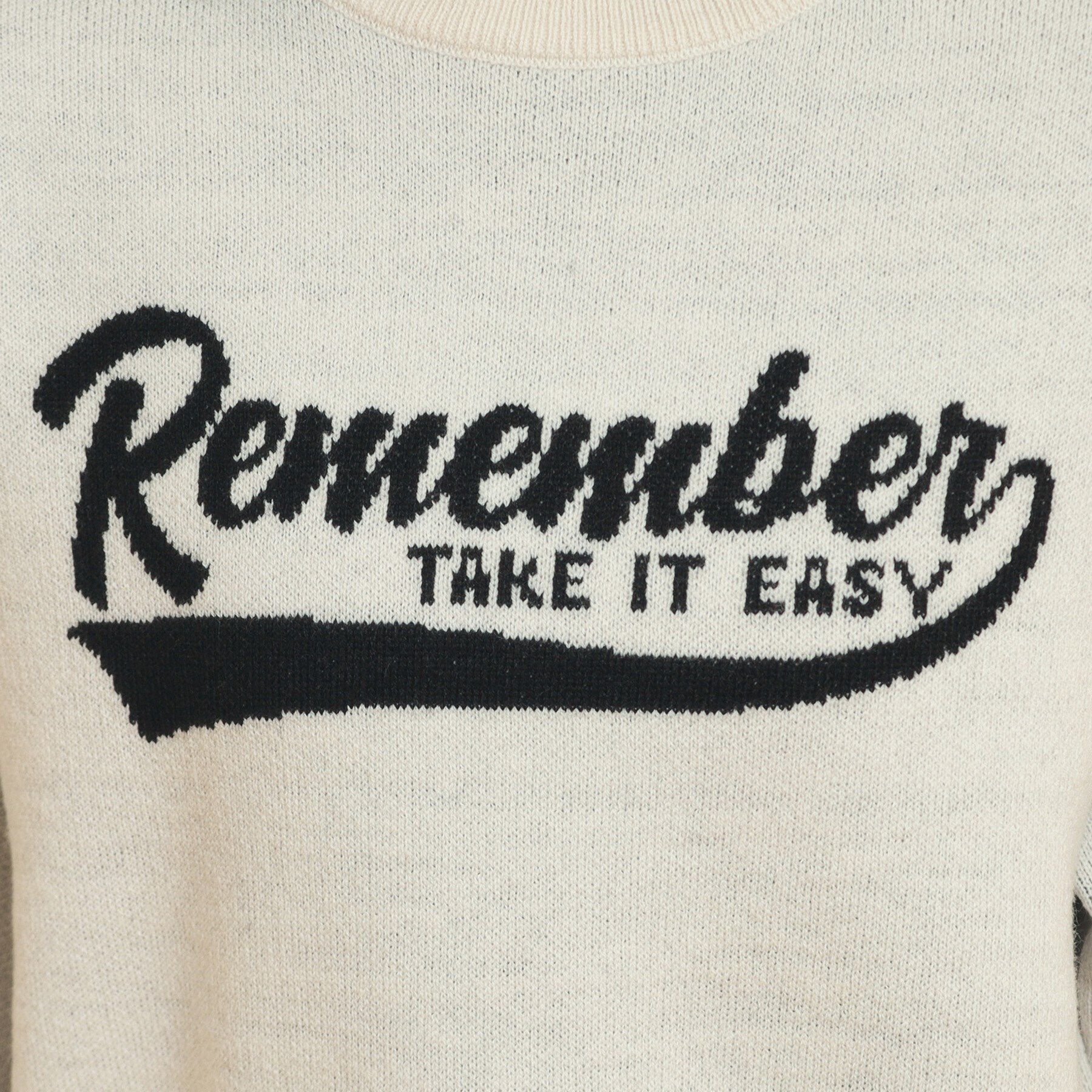 PINK-latte「【秋冬の主役級】ジャカードロゴニット」|ニット・セーター|