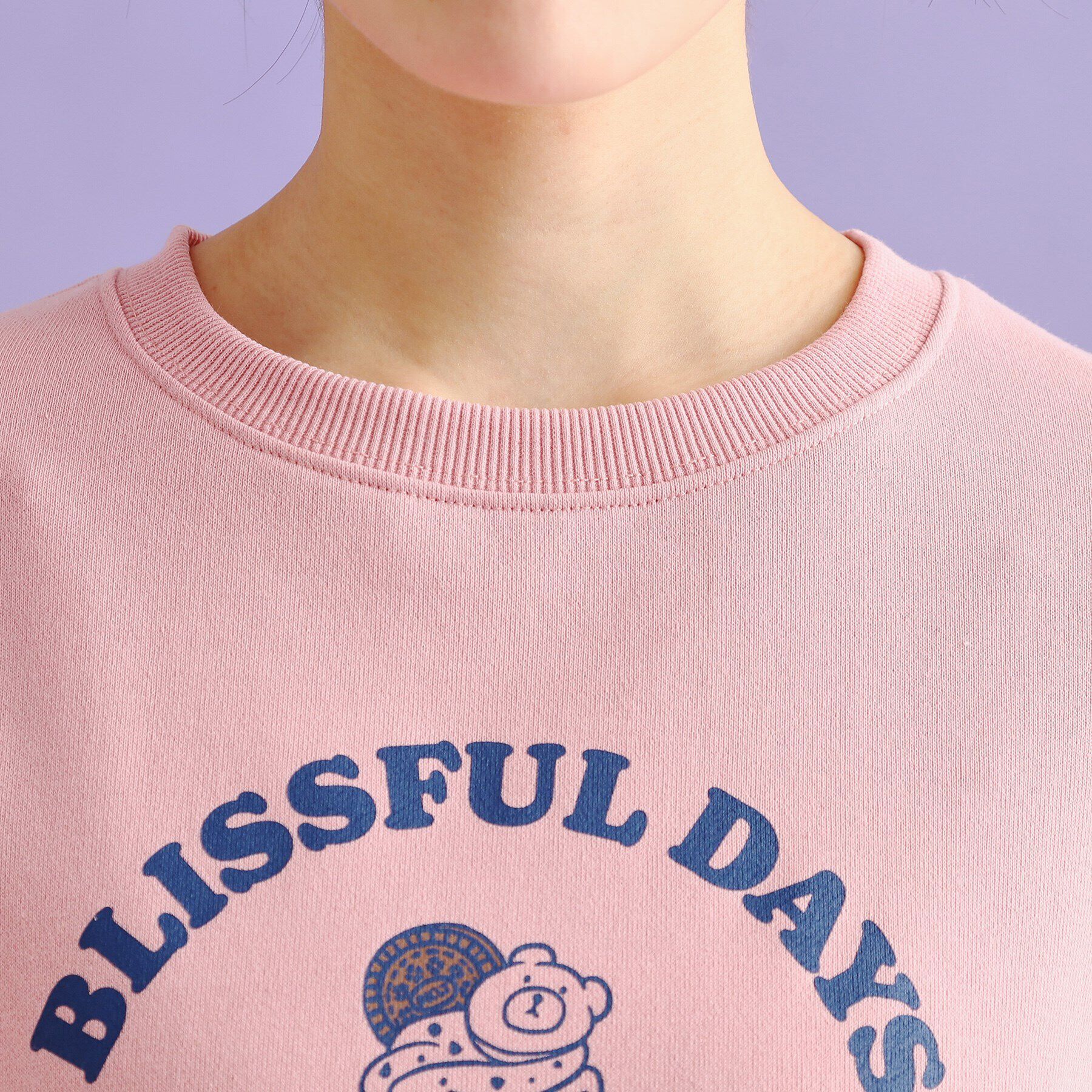 PINK-latte「裏毛スウィーツプルオーバー」|Tシャツ・カットソー|