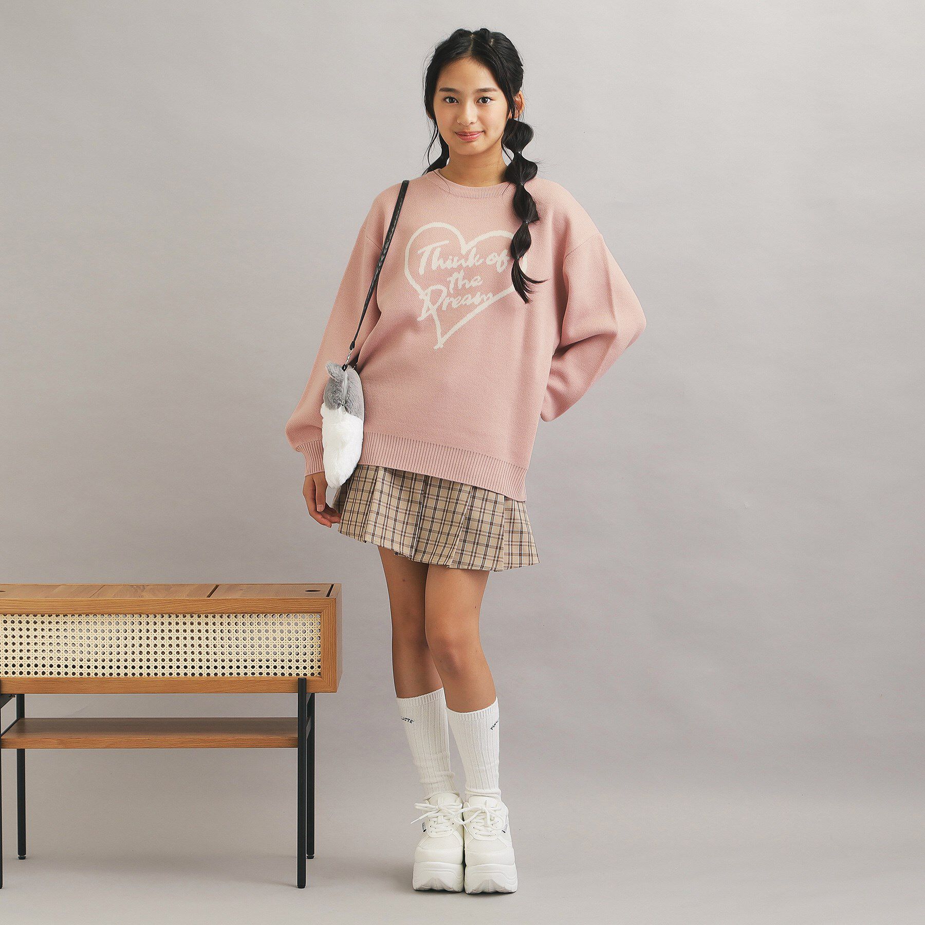 PINK-latte「ウォッシャブルアソートニット」|ニット・セーター|