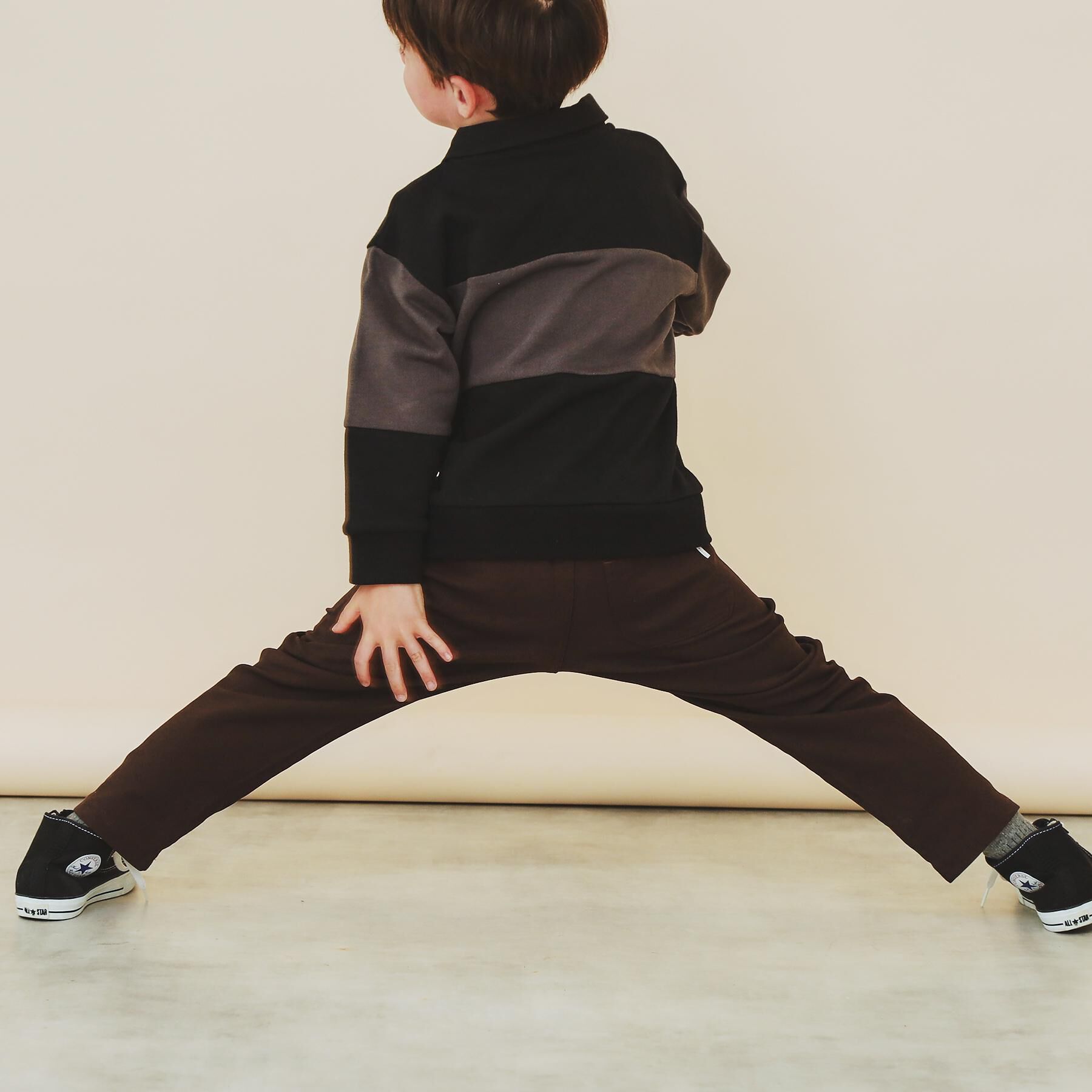 THE SHOP TK「【110－160/裏起毛】あったかのびーるストレートパンツ/洗濯機OK」|その他|