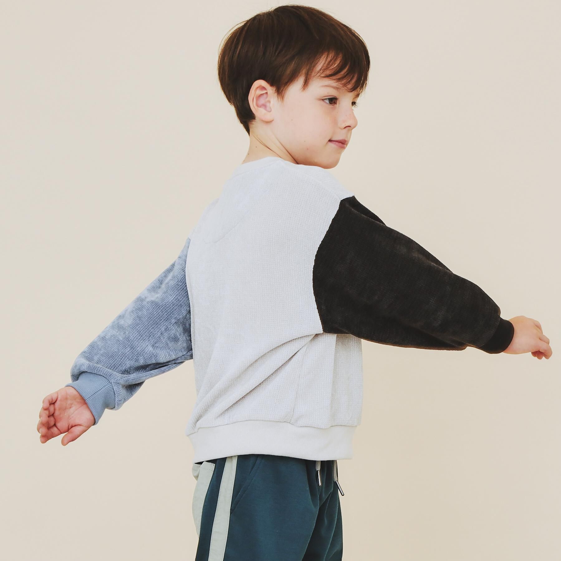 THE SHOP TK「【110-160】ベロアモールプルオーバー」|Tシャツ・カットソー|