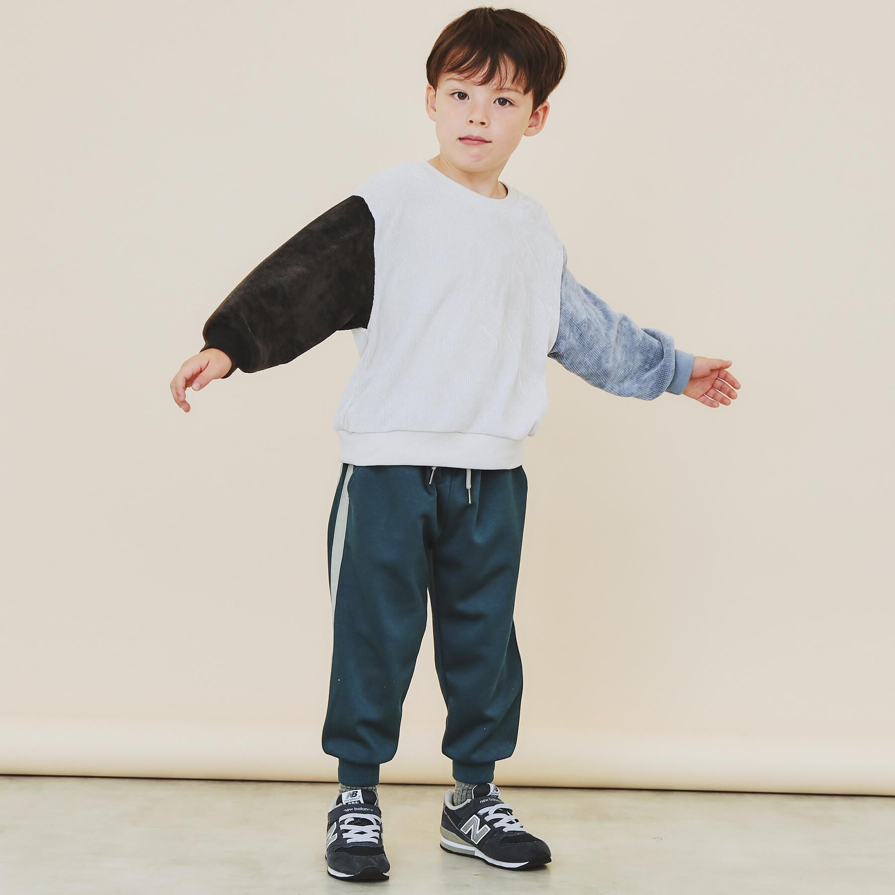 THE SHOP TK「【110-160】ベロアモールプルオーバー」|Tシャツ・カットソー|