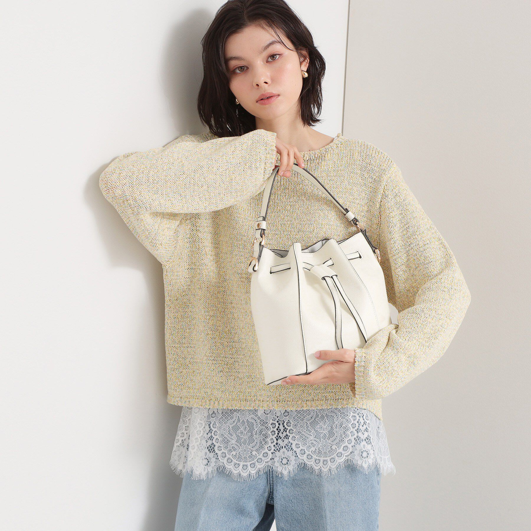 THE SHOP TK「巾着ショルダーバッグ」|ショルダー・メッセンジャー|