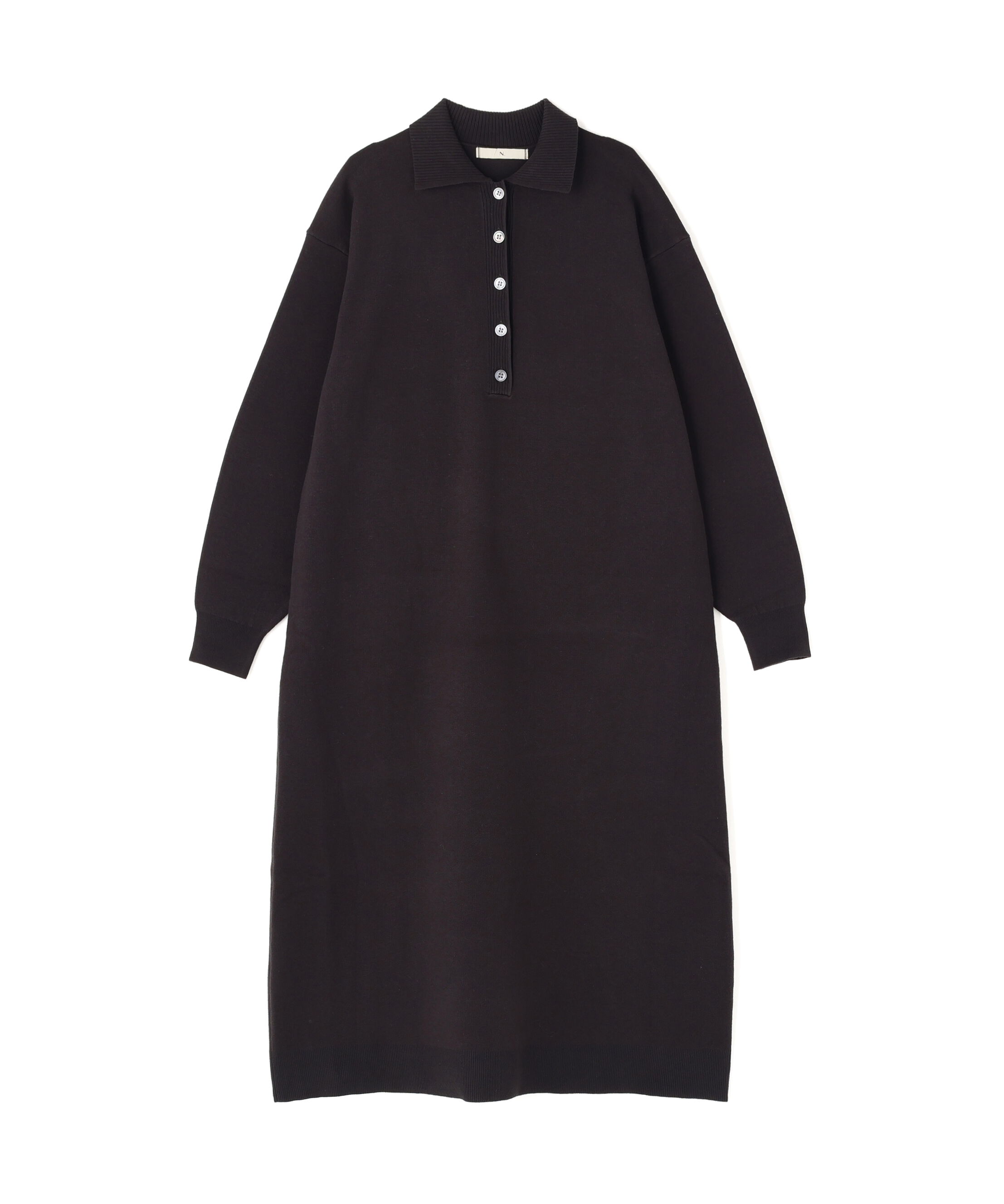  「スキッパーネックニットワンピース」|スカート|