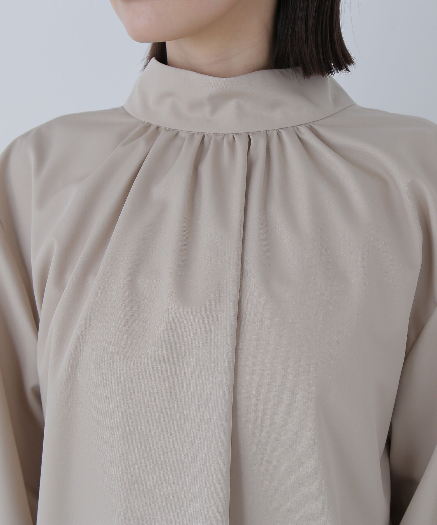  「2wayスタンドネックブラウス」|シャツ・ブラウス|