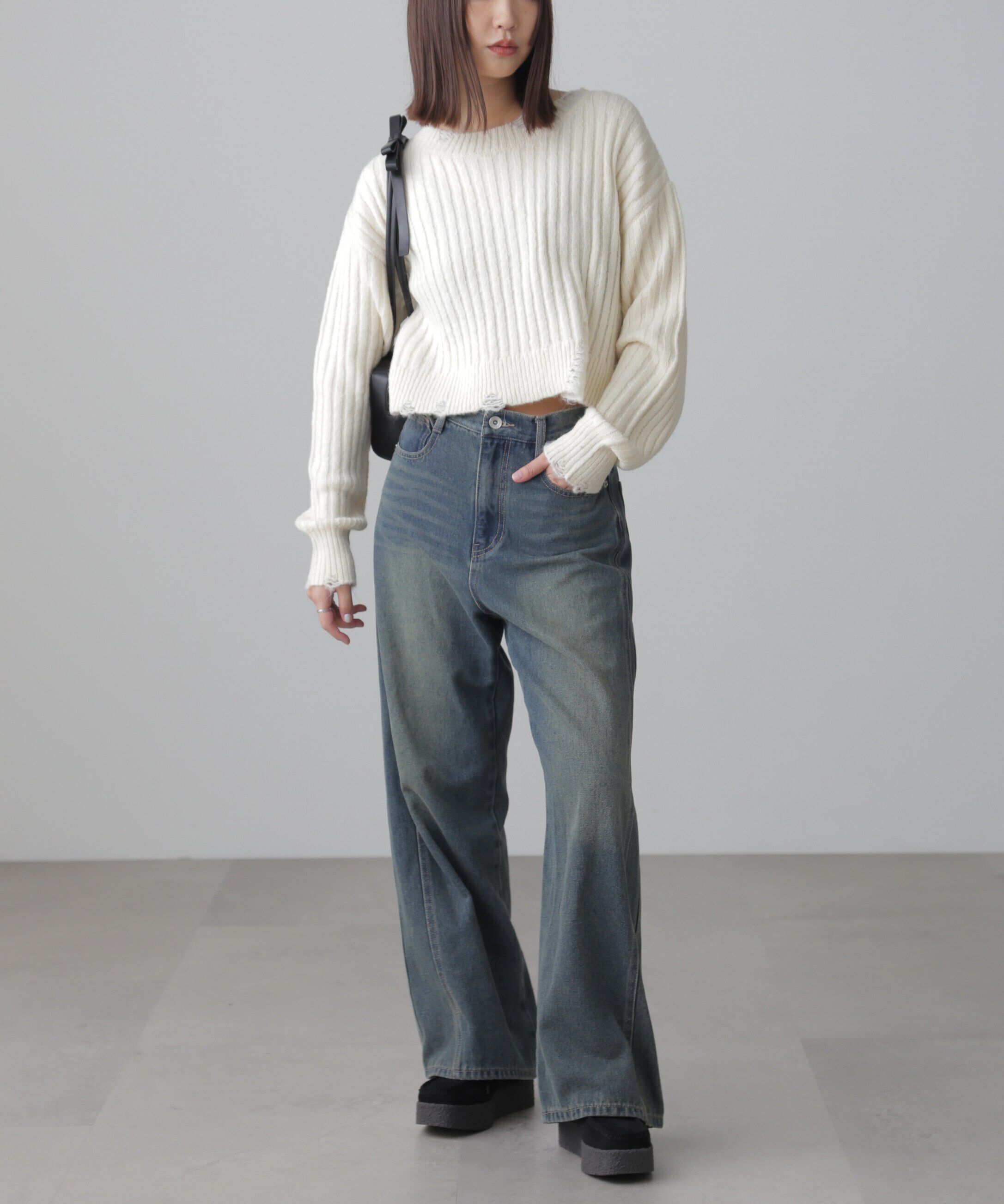  「クラッシュニット」|ニット・セーター|