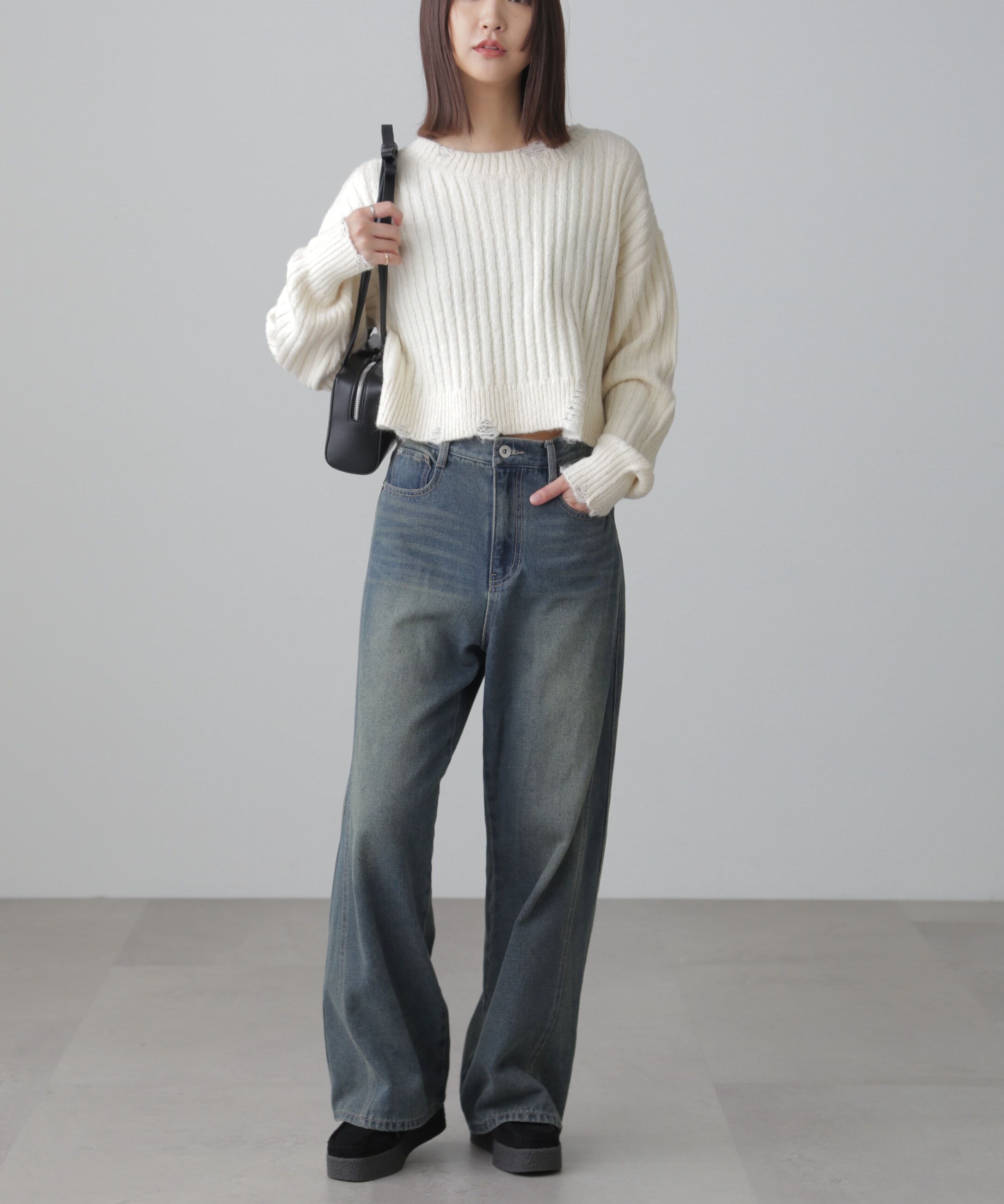  「クラッシュニット」|ニット・セーター|