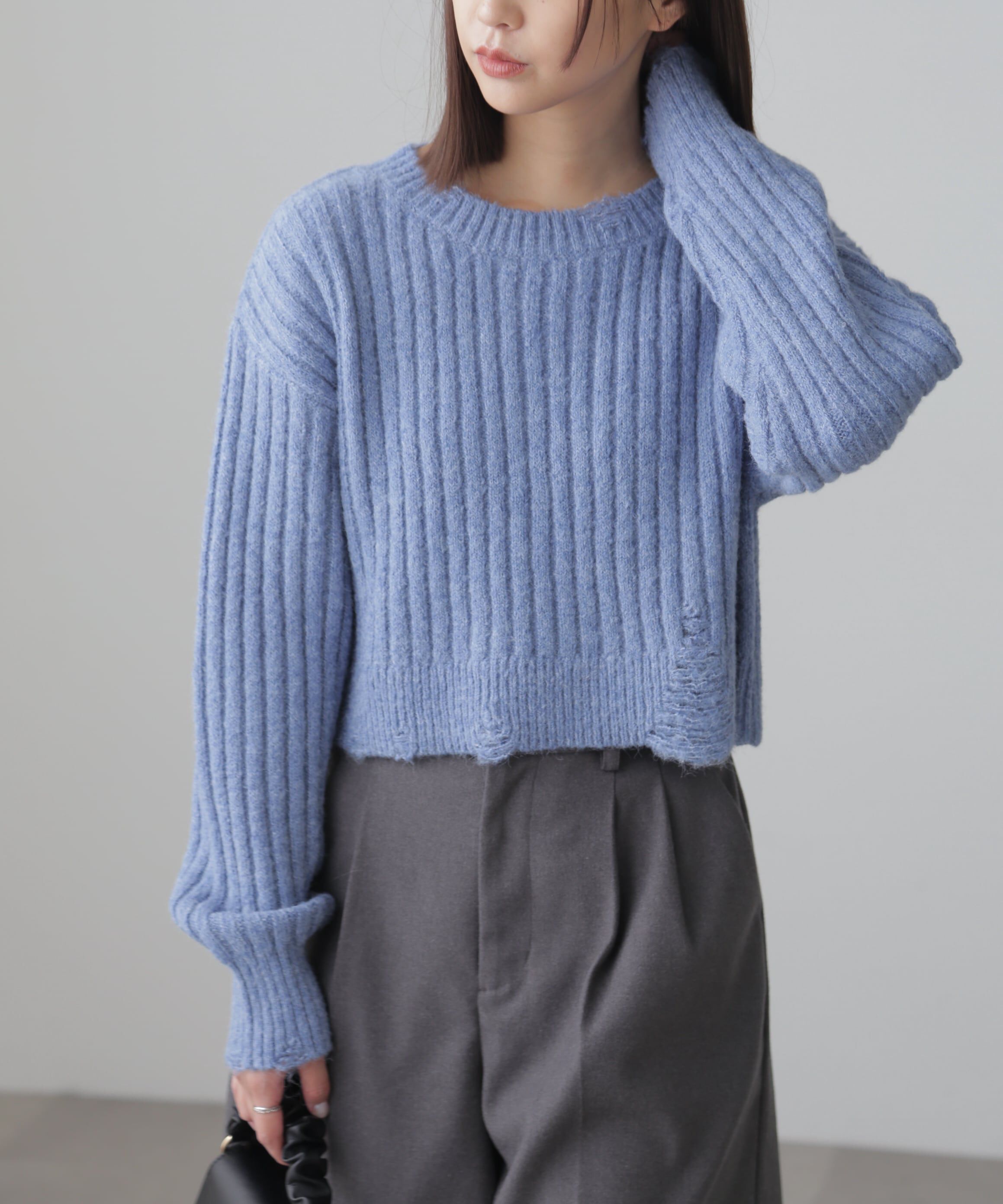  「クラッシュニット」|ニット・セーター|