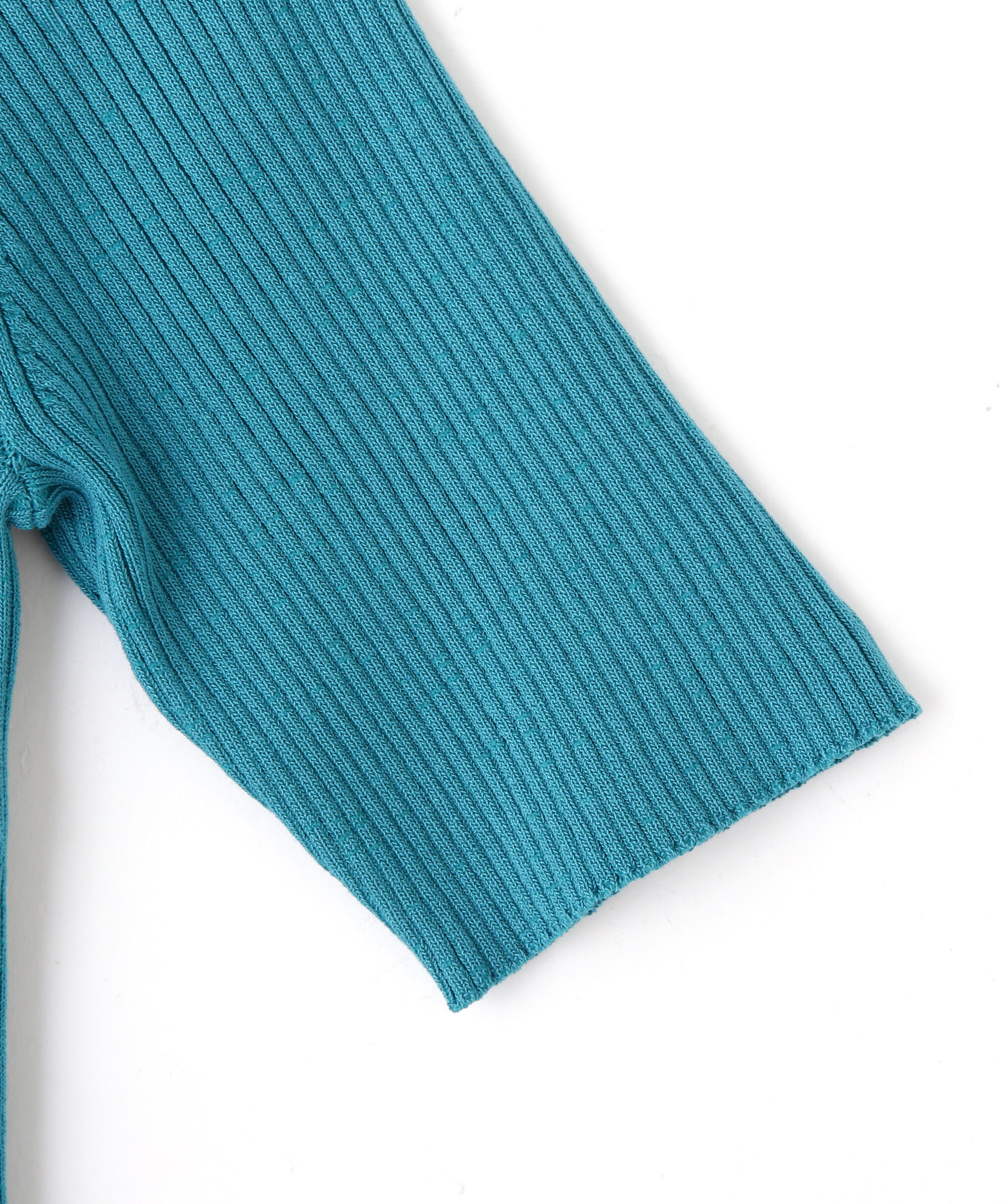  「ロゴ刺繍コンパクトリブニット」|ニット・セーター|