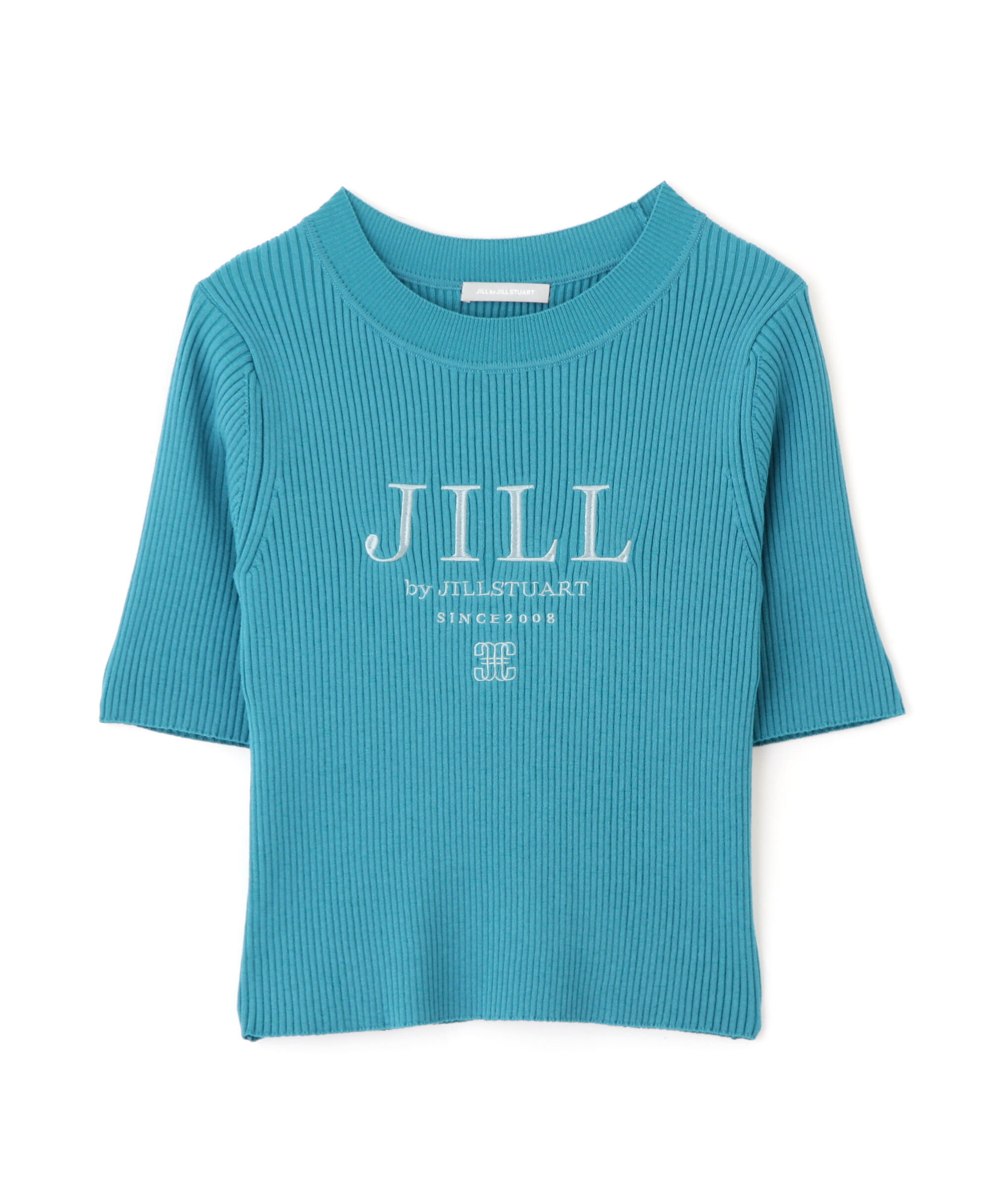  「ロゴ刺繍コンパクトリブニット」|ニット・セーター|