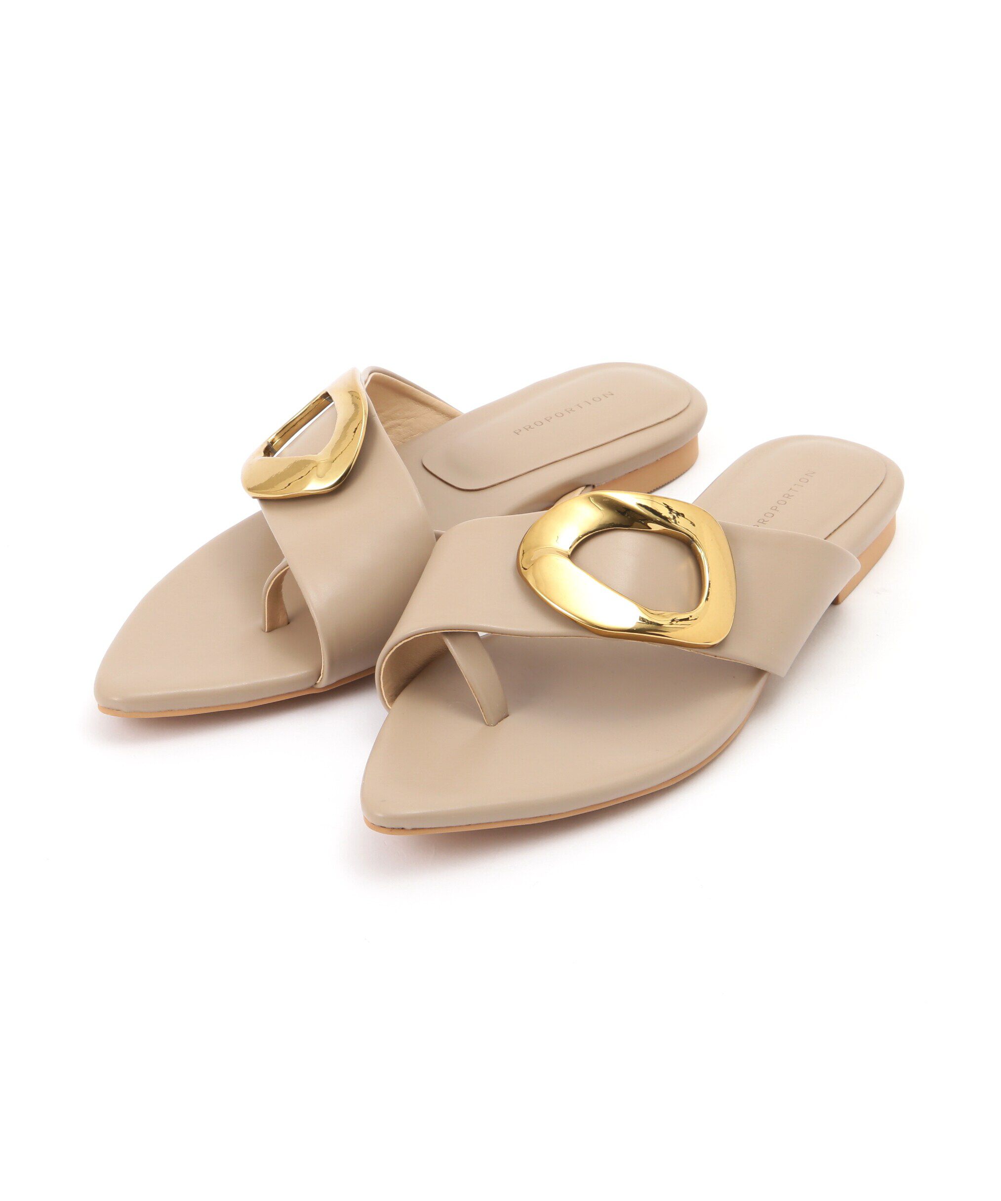 PROPORTION BODY DRESSING「ゴールドパーツミュール」|その他|ベージュ