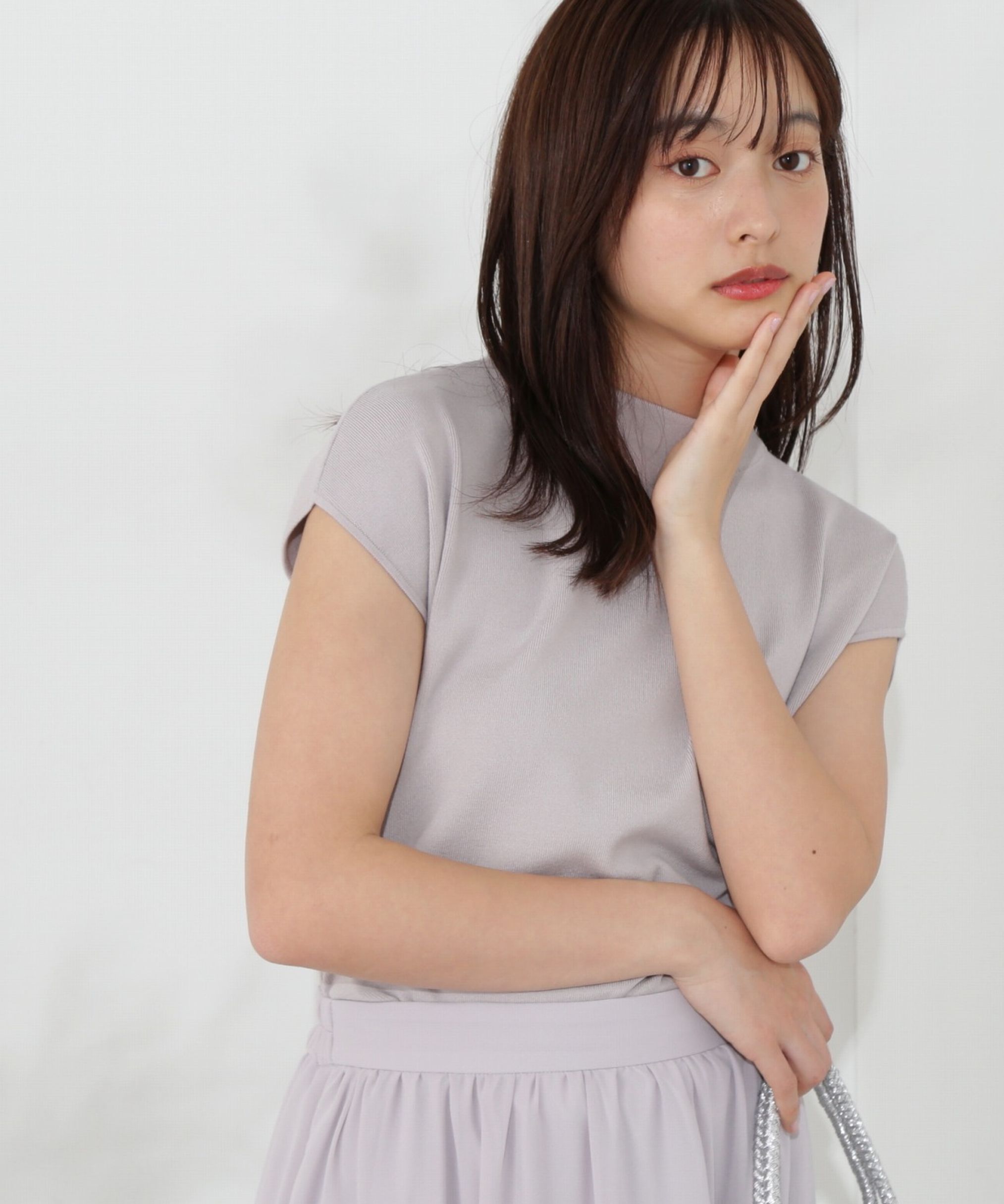 PROPORTION BODY DRESSING「ボトルネックニットチュニック」|ニット・セーター|