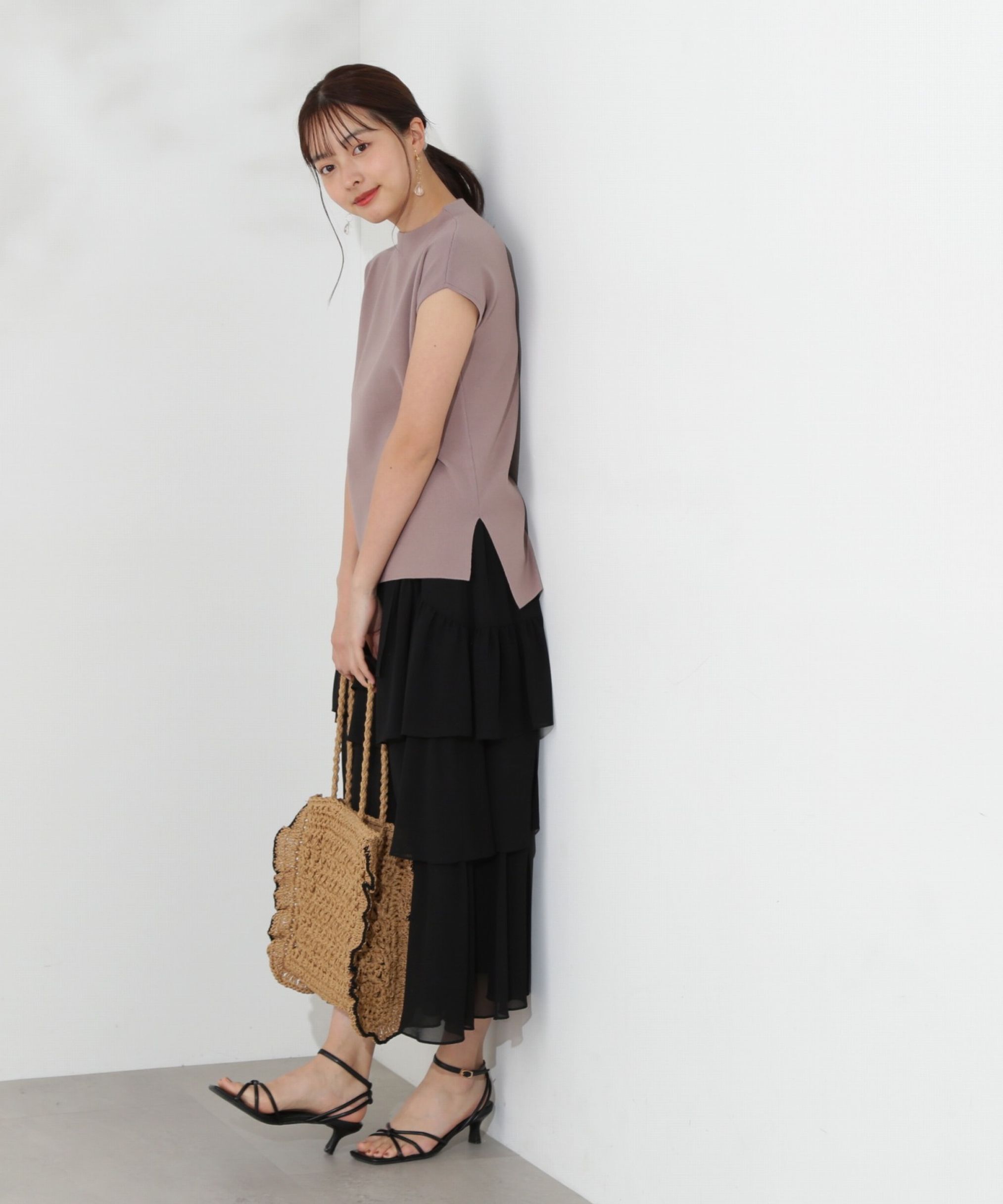 PROPORTION BODY DRESSING「ボトルネックニットチュニック」|ニット・セーター|