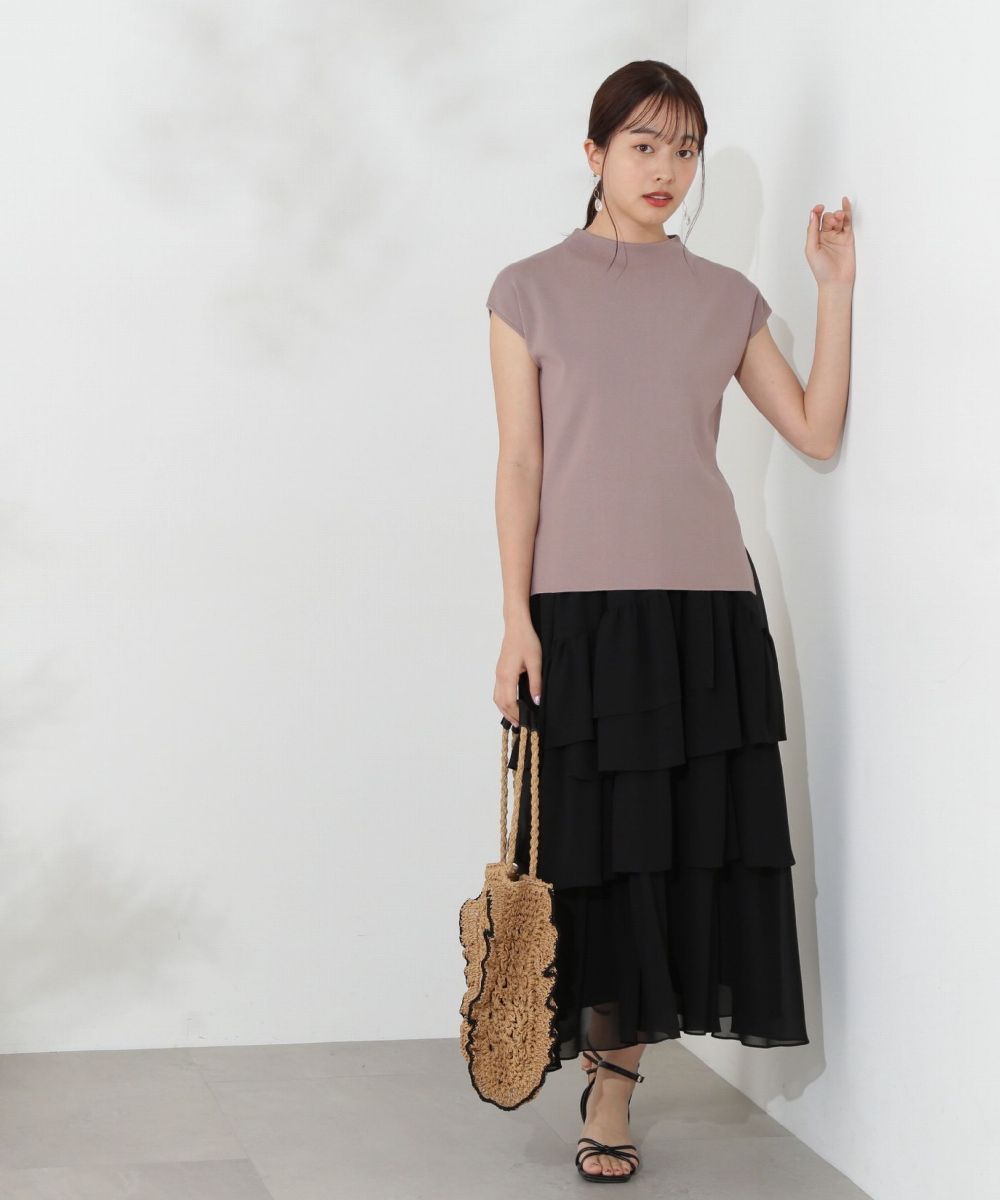 PROPORTION BODY DRESSING「ボトルネックニットチュニック」|ニット・セーター|