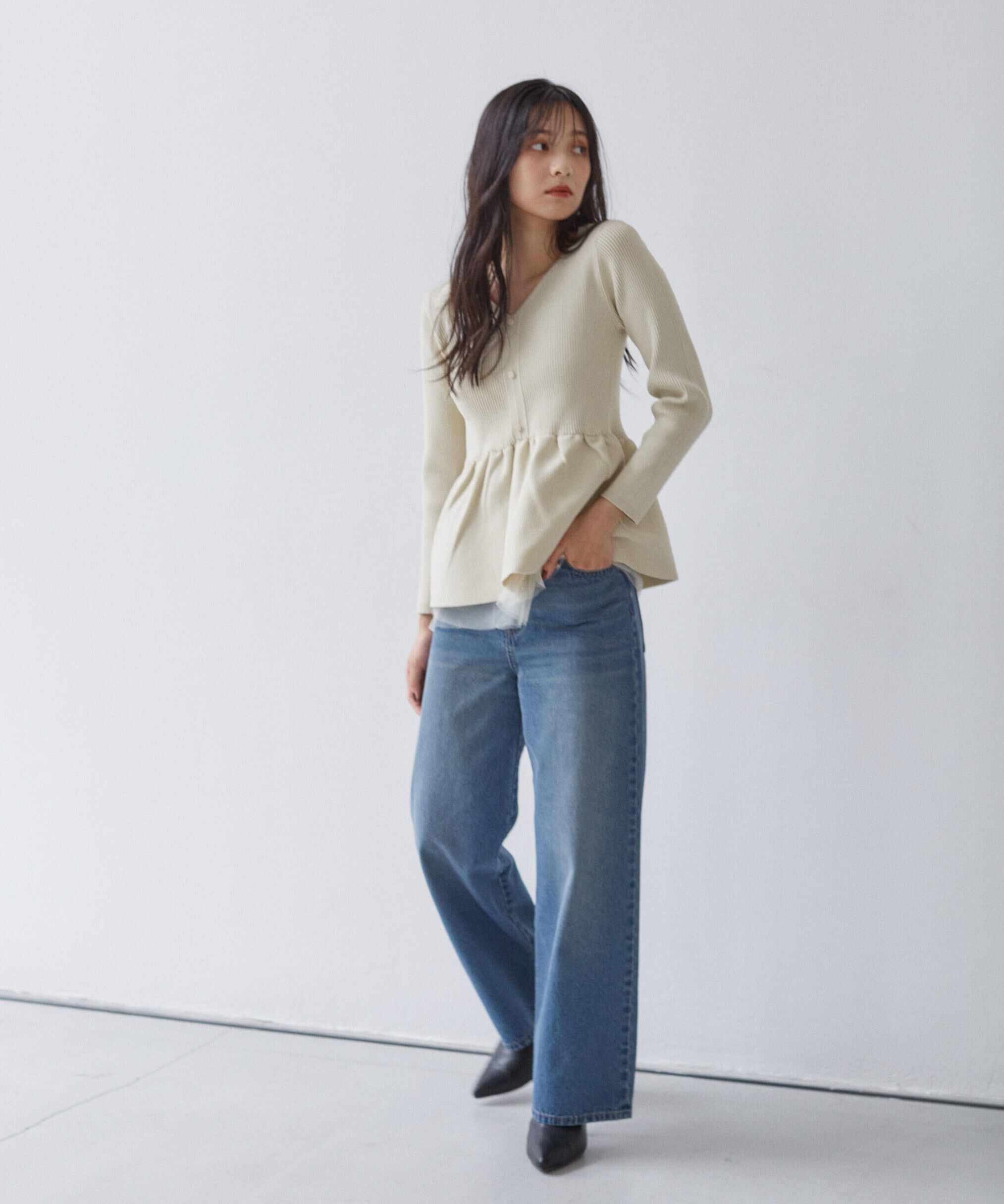 PROPORTION BODY DRESSING「ワイドデニムパンツ24AW」|その他|