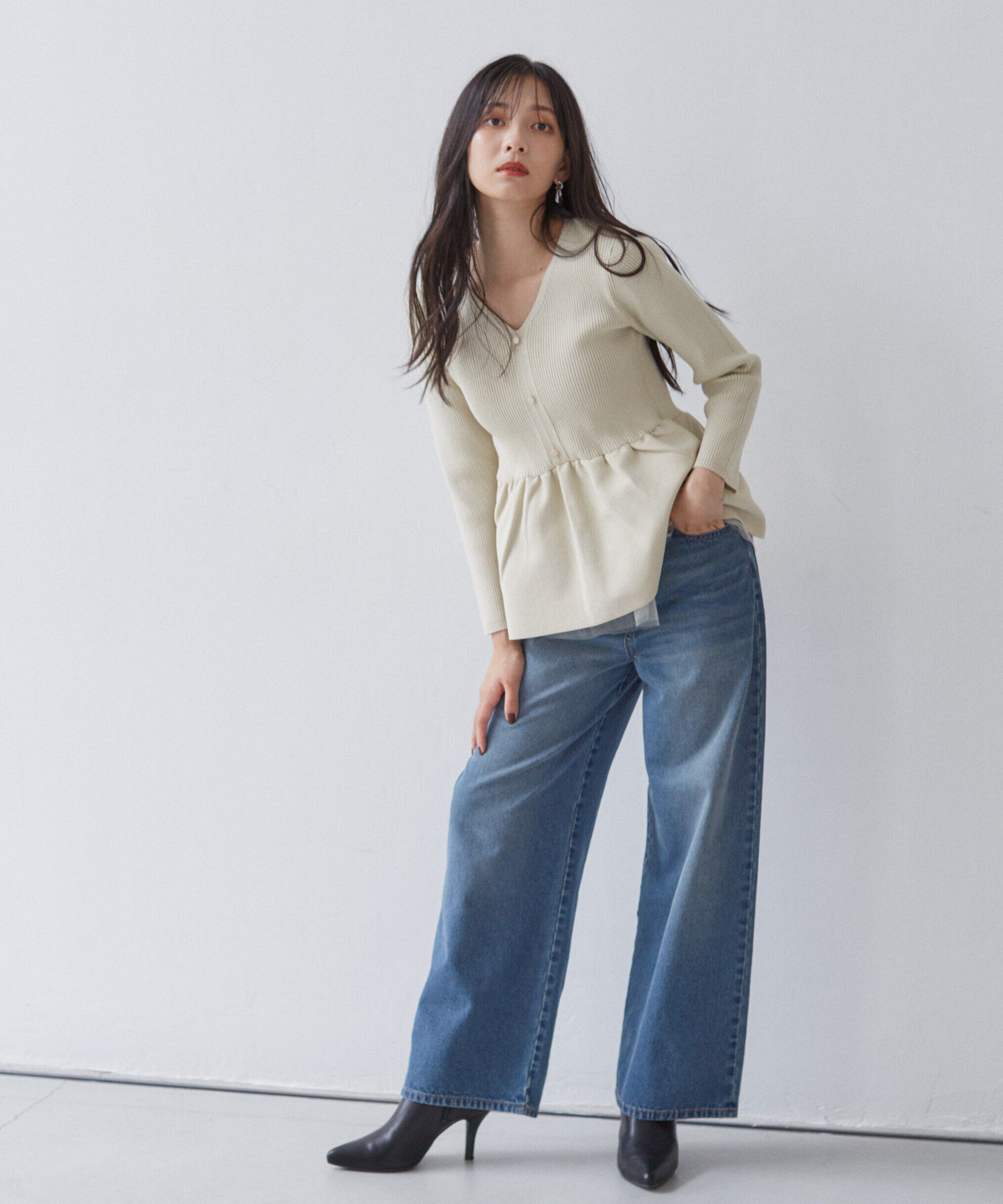 PROPORTION BODY DRESSING「ワイドデニムパンツ24AW」|その他|