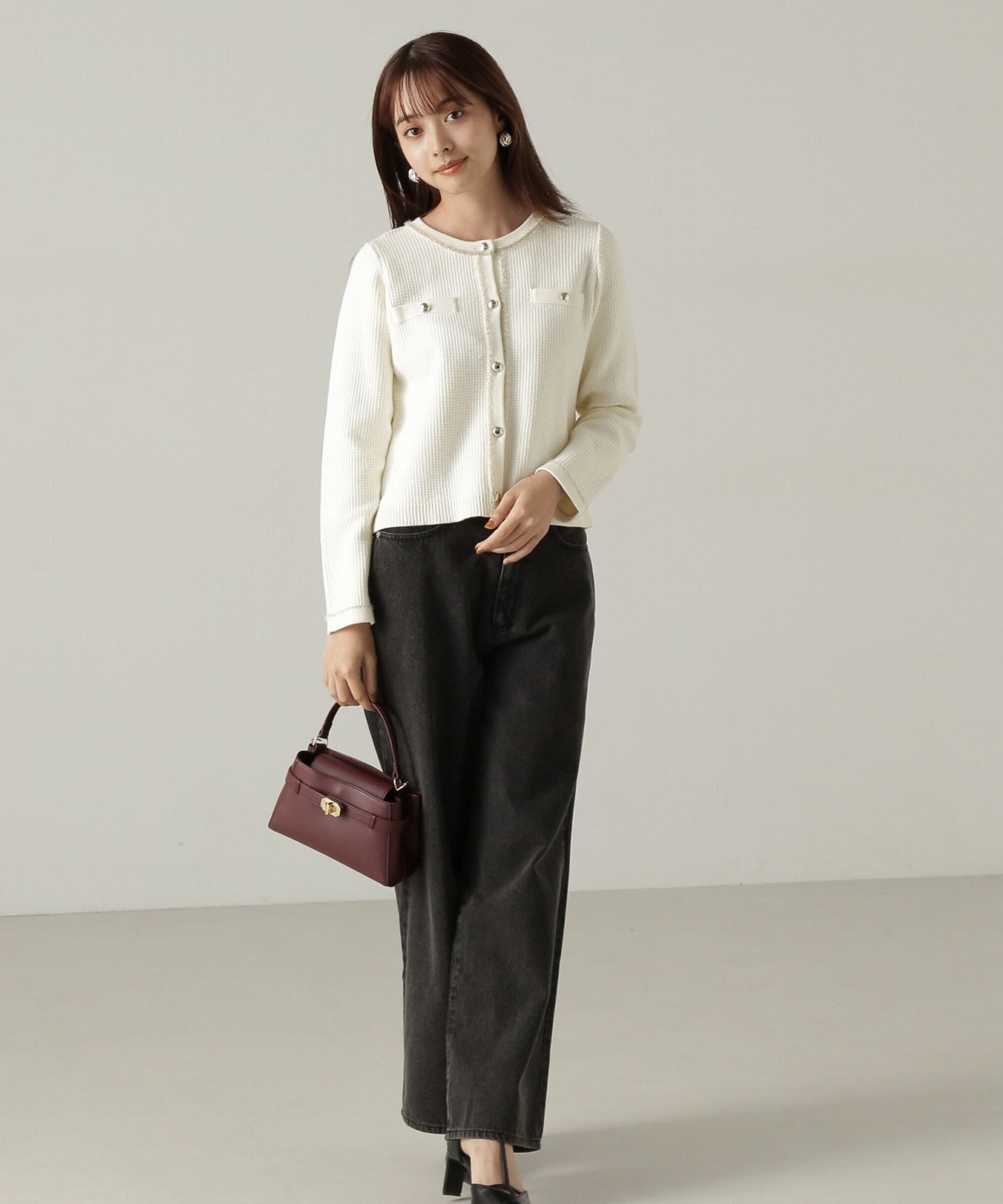 PROPORTION BODY DRESSING「ワイドストレートデニムパンツ　24AW」|その他|