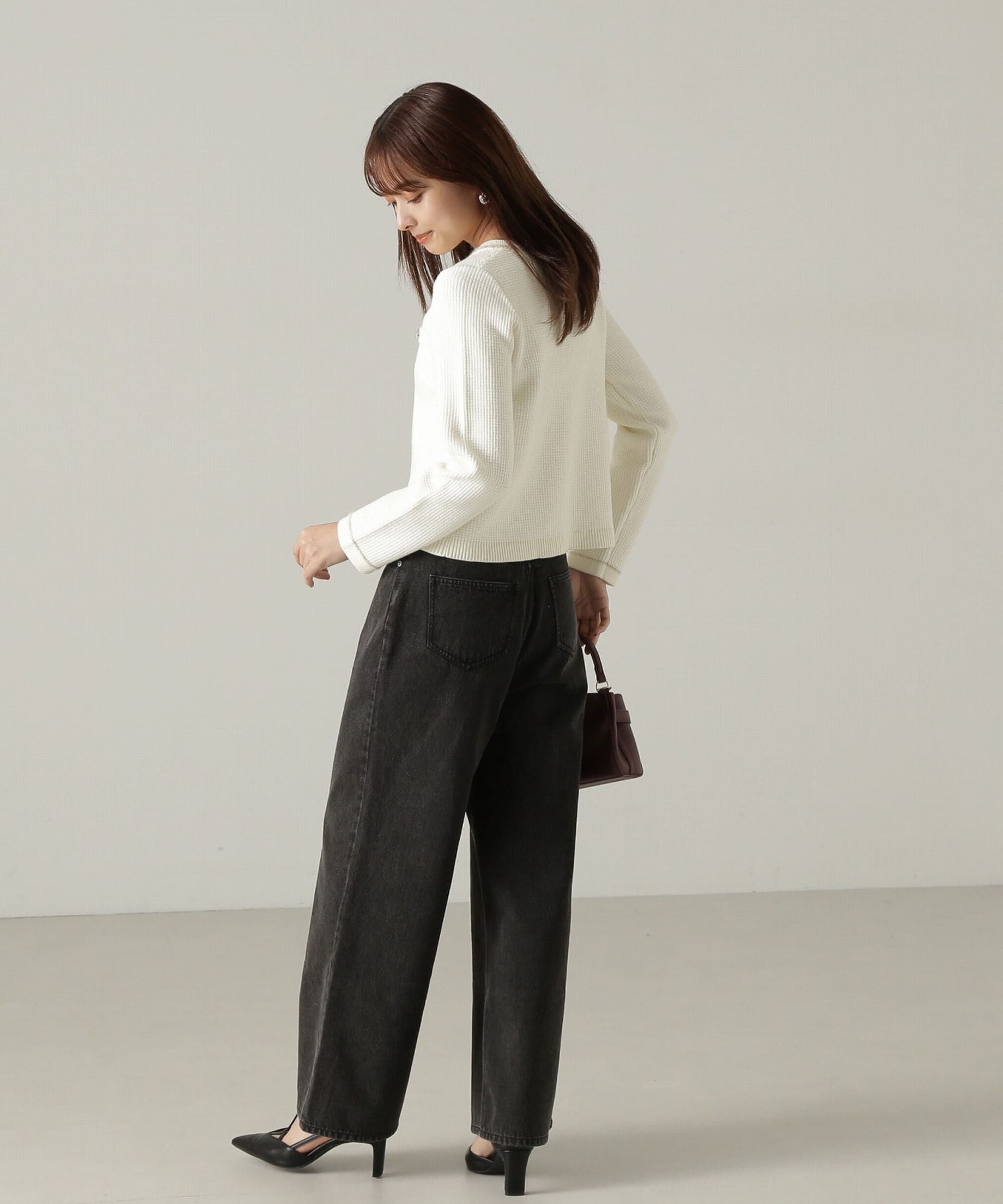 PROPORTION BODY DRESSING「ワイドストレートデニムパンツ　24AW」|その他|