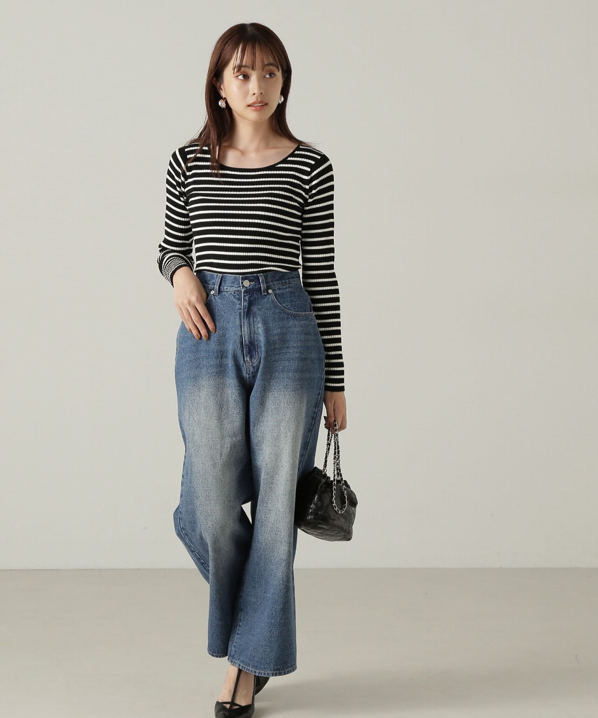 PROPORTION BODY DRESSING「ワイドストレートデニムパンツ　24AW」|その他|