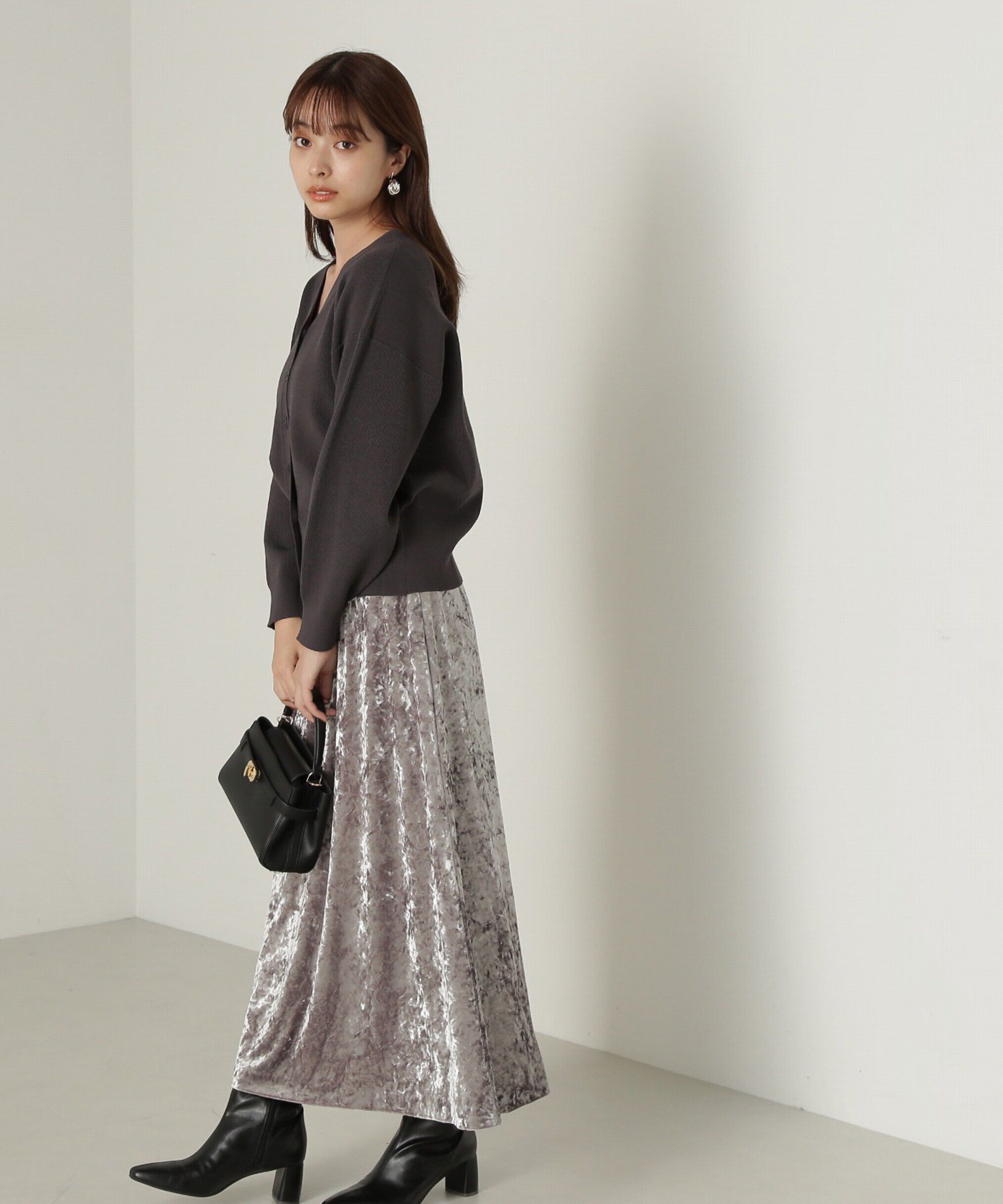 PROPORTION BODY DRESSING「ドロップショルダーカーデ　24AW」|カーディガン|