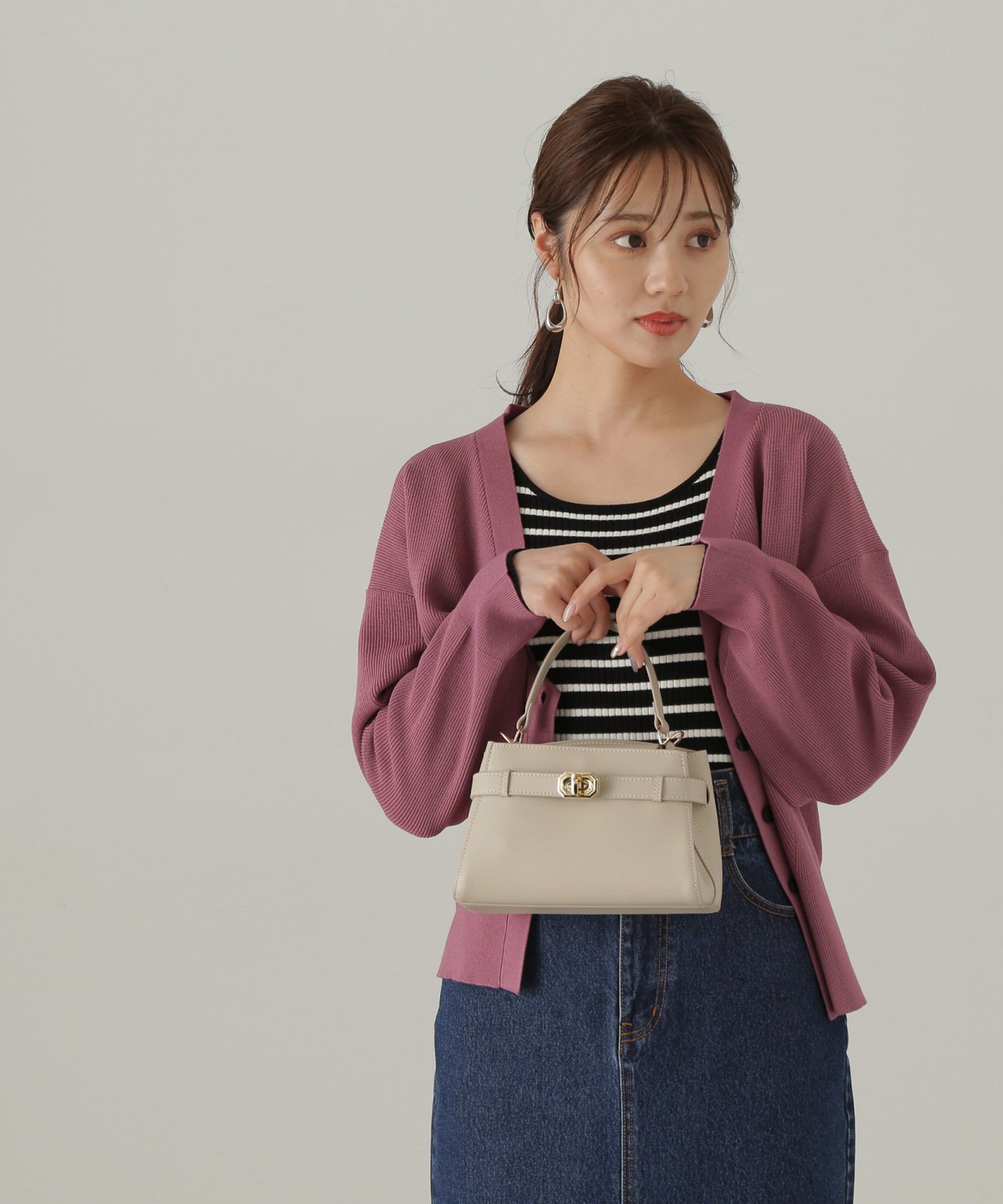 PROPORTION BODY DRESSING「ドロップショルダーカーデ　24AW」|カーディガン|