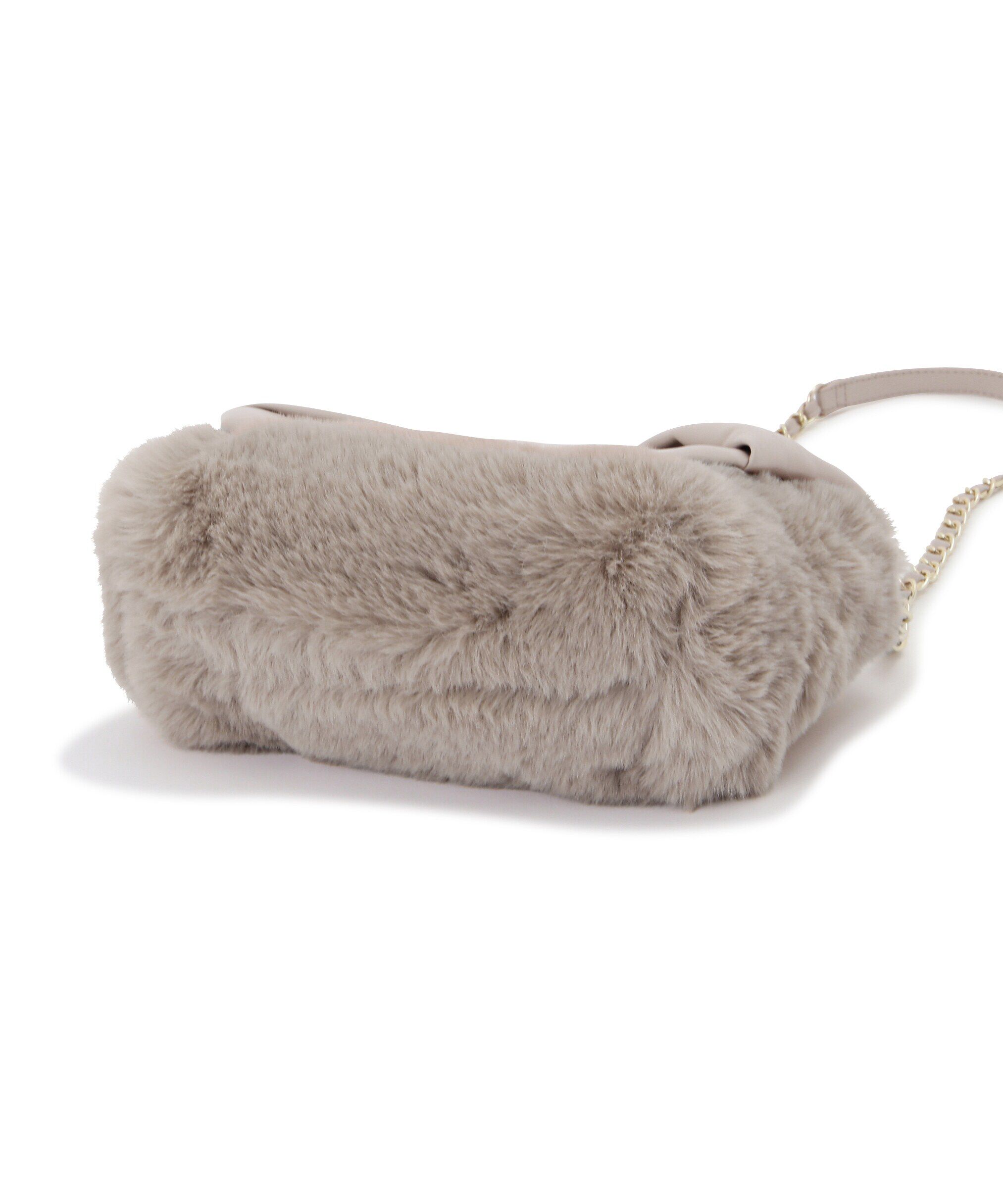 PROPORTION BODY DRESSING「リボンハンドルフェイクファーショルダーバッグ」|その他|