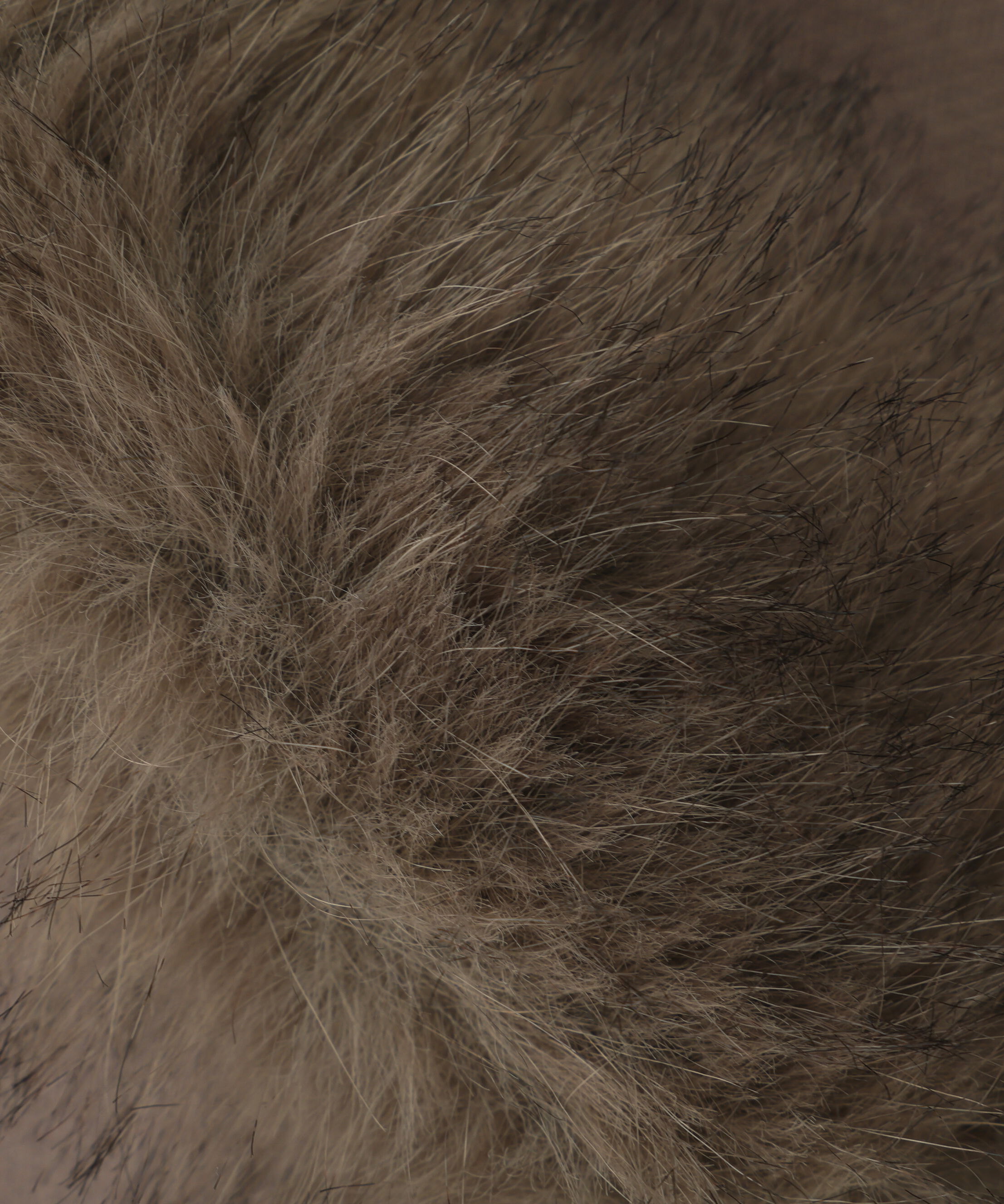 PROPORTION BODY DRESSING「エコファー付きニットパーカー 25AW」|ニット・セーター|