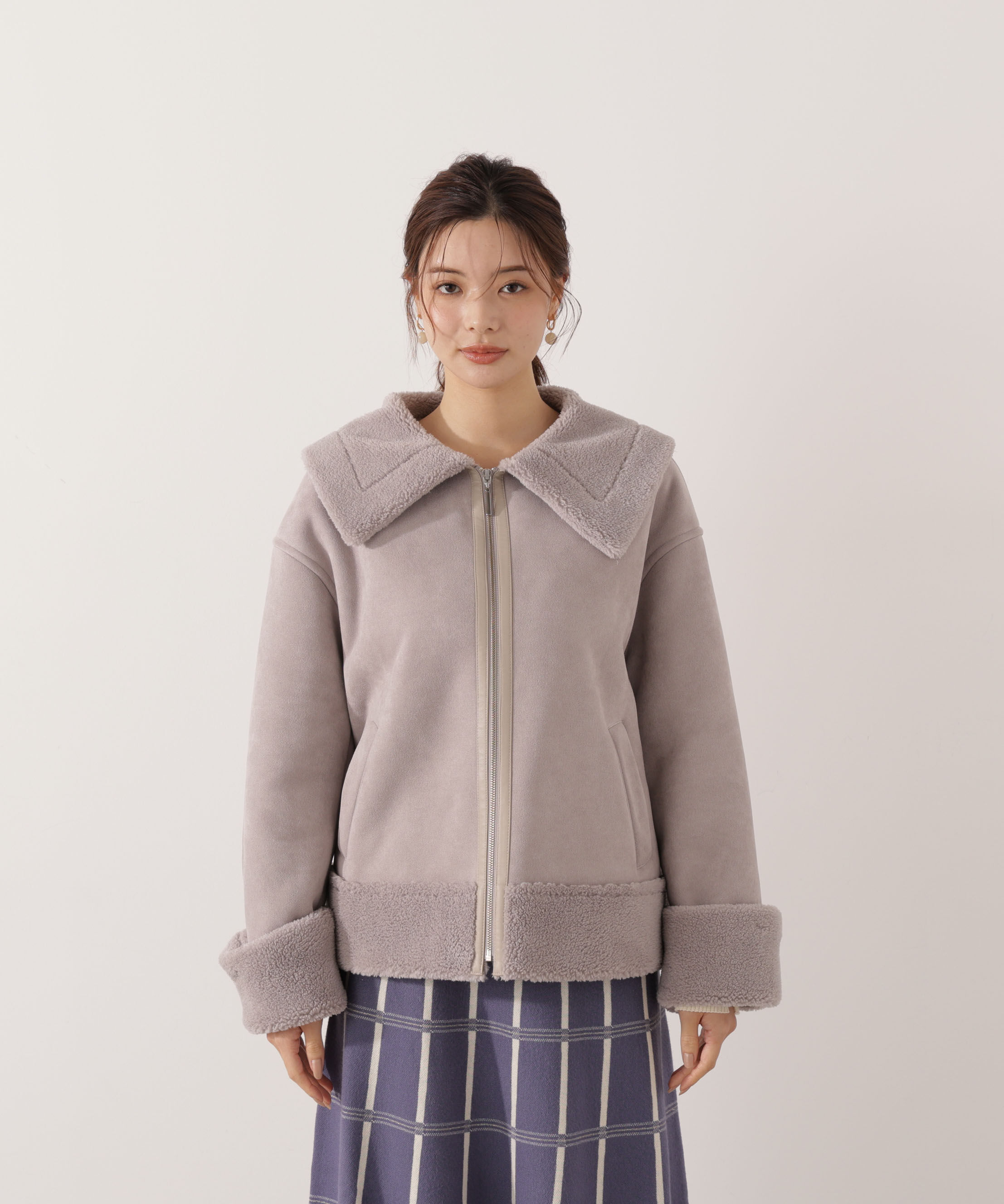 PROPORTION BODY DRESSING「フェイクムートン 25AW」|ブルゾン・スタジャン|