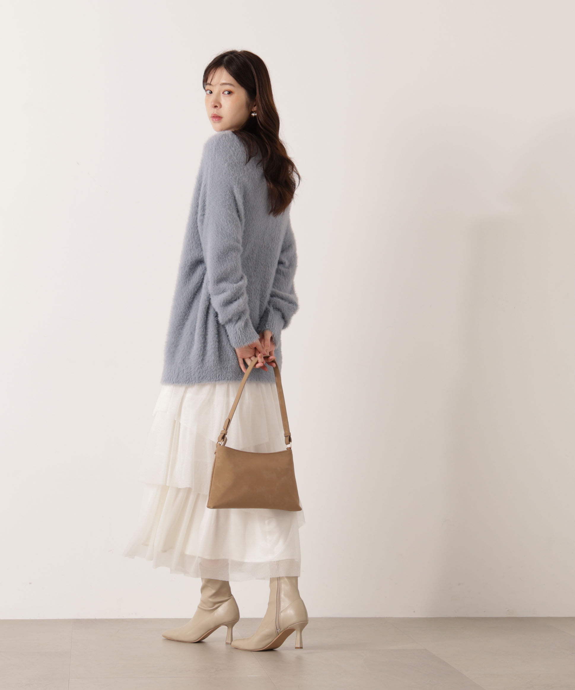 PROPORTION BODY DRESSING「シャギーカーデアンサンブル 25AW」|ニット・セーター|